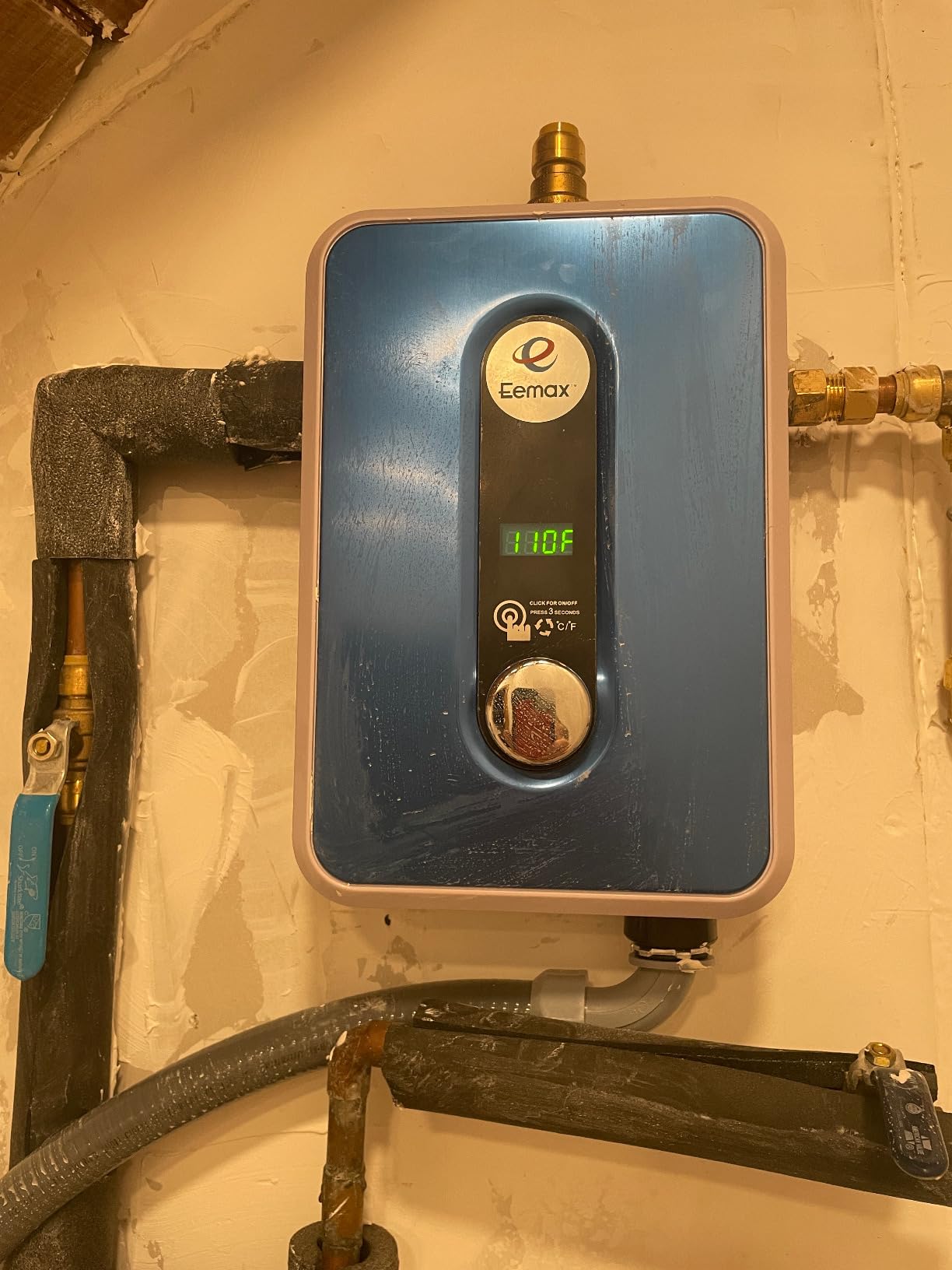 Eemax EEM24013 Electric Tankless Water Heater, Blue customer photo 2