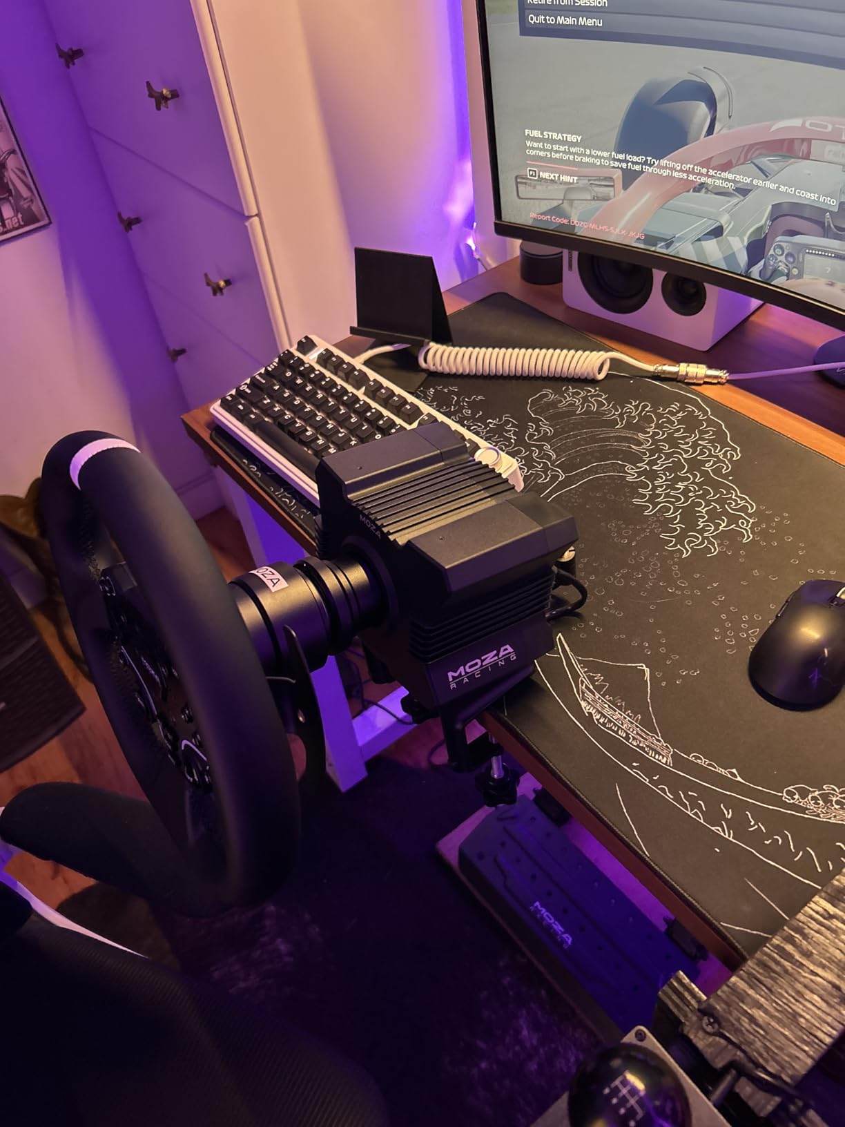 MOZA R5 Bundle Racing Wheel, Direct Drive Base, Pedals Simulator Kit for PC customer photo 1