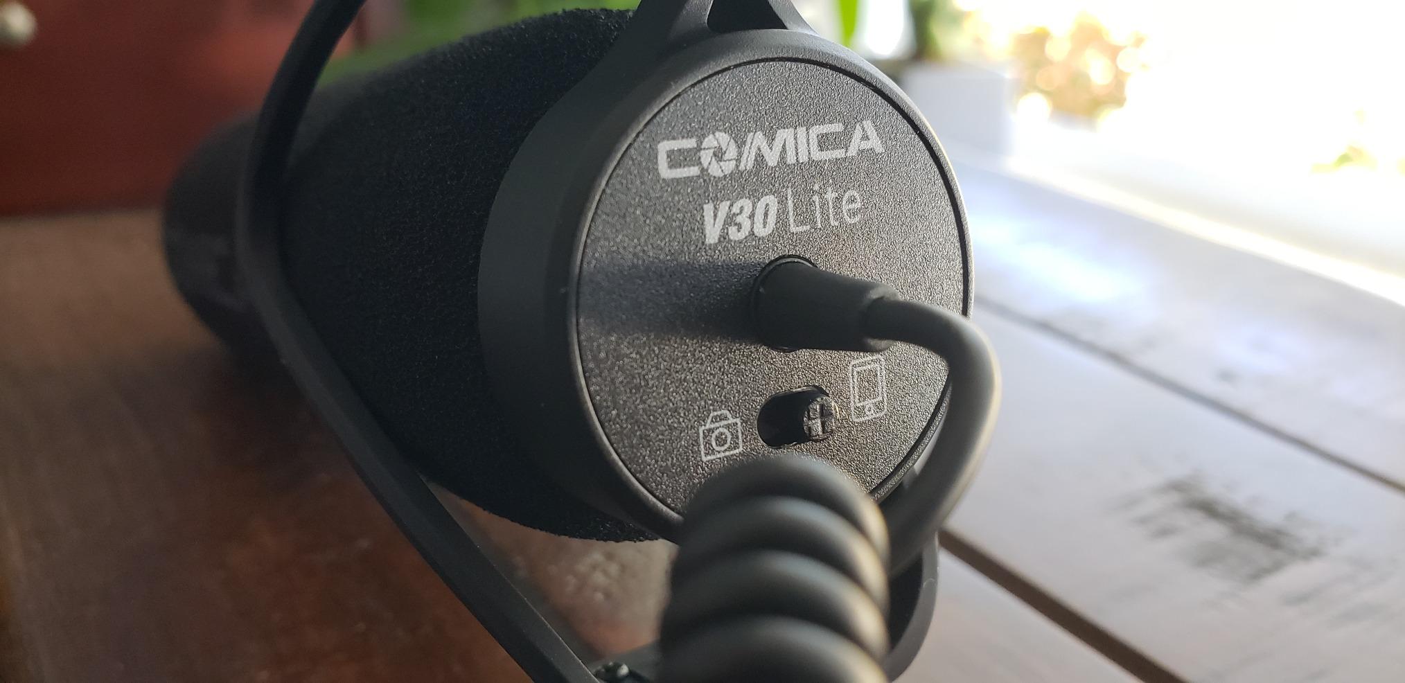 COMICA CVM-V30 LITE Video Microphone,Super-Cardioid Condenser On-Camera Shotgun Microphone for Canon Nikon Sony Panasonic DSLR Cameras,Mic for iPhone Android Smartphone with 3.5mm Jack(Black) customer photo 1