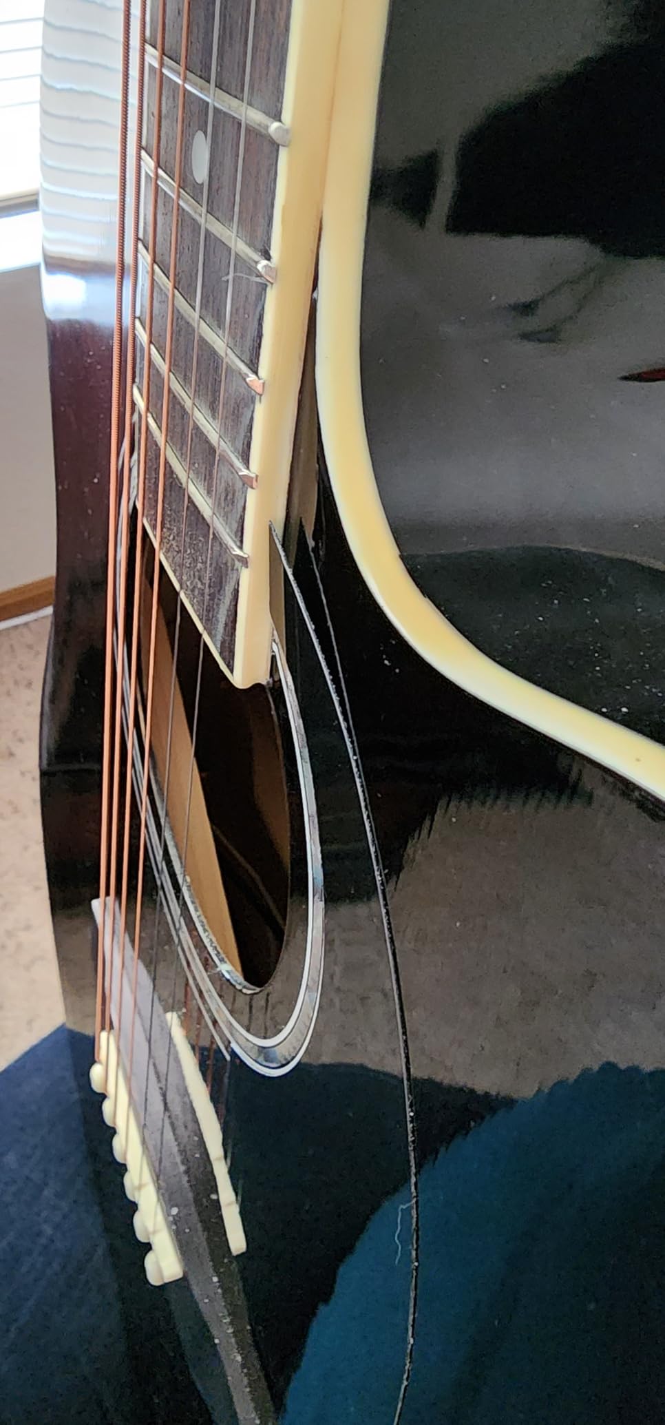 Ashthorpe Full-Size Cutaway Thinline Acoustic-Electric Guitar Package - Premium Tonewoods - Brown customer photo 1