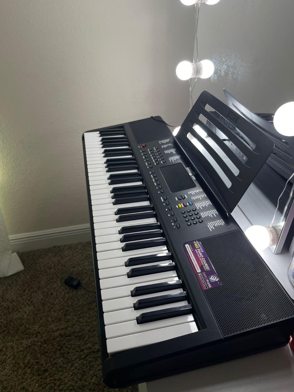 RockJam RJ361 61 Key Compact Keyboard Piano for Beginners customer photo 2