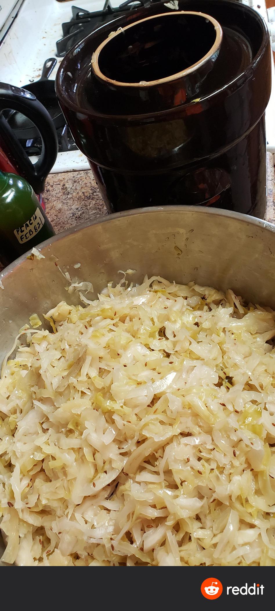SEEUTEK Fermentation Crock Jar 1.3 Gallon for Sauerkraut Pickling Kimchi customer photo 1