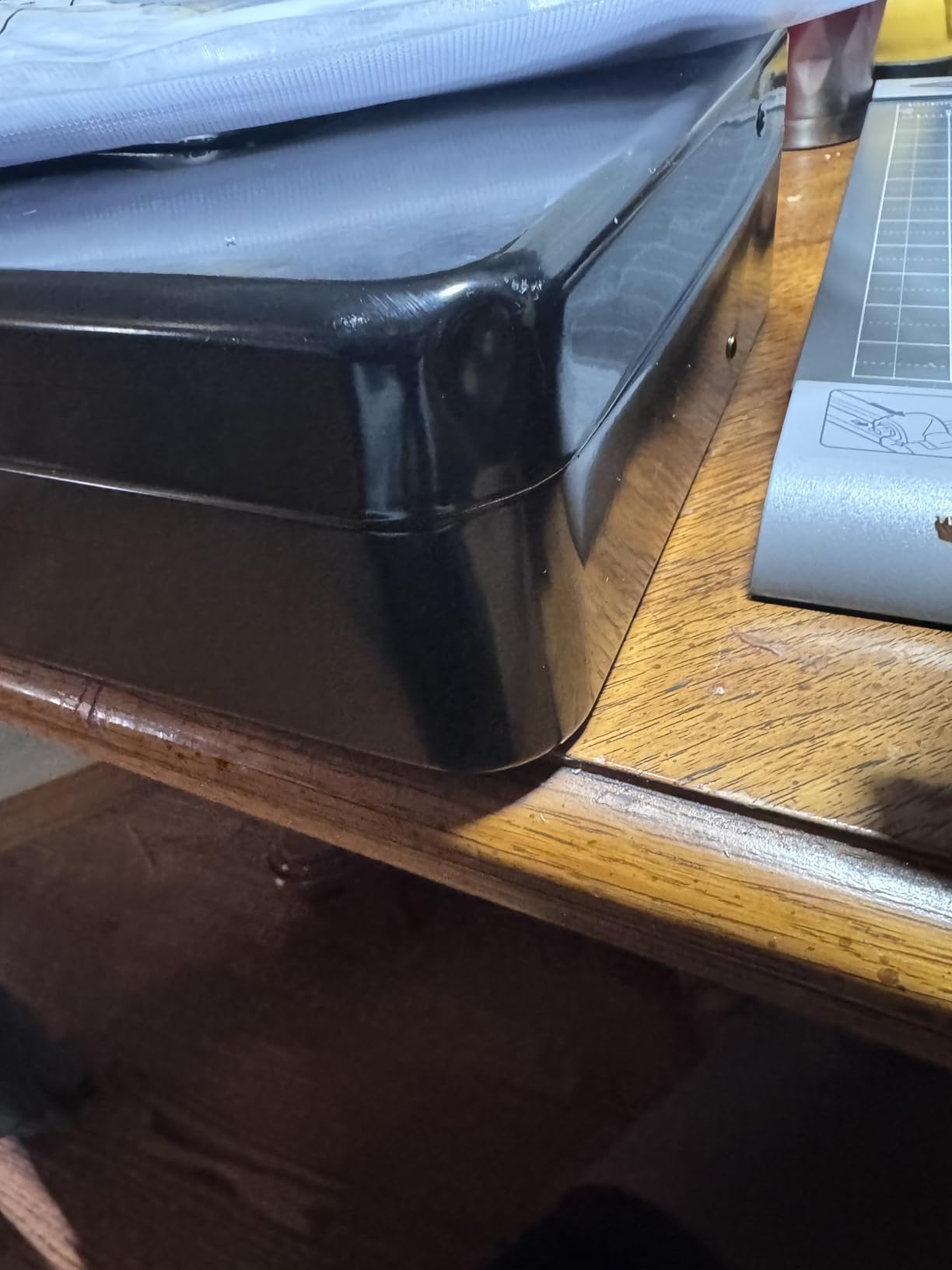 KYODOLED Cash Box with Money Tray and Key Lock, 1mm Thick Metal Cash Drawer customer photo 1