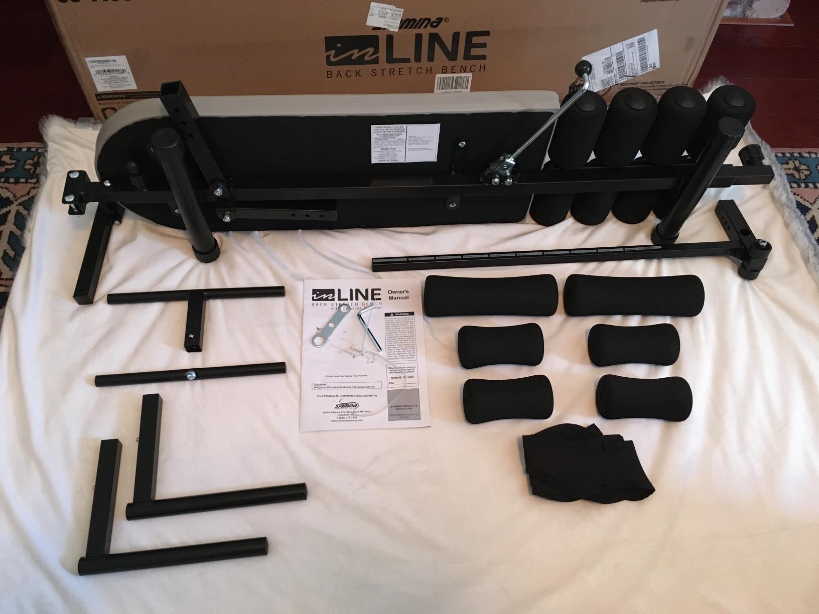 Stamina Inline Back Stretch Bench Traction Table - Inversion Alternative customer photo 2