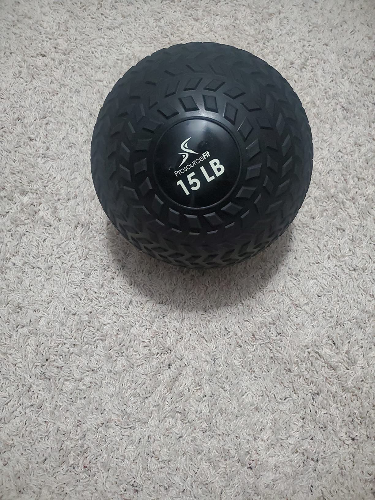 ProsourceFit Slam Medicine Balls 5, 10, 15, 20, 25, 30, 50lbs Smooth and Tread Textured Grip Dead Weight Balls for Strength and Conditioning Exercises, Cardio and Core Workouts customer photo 1
