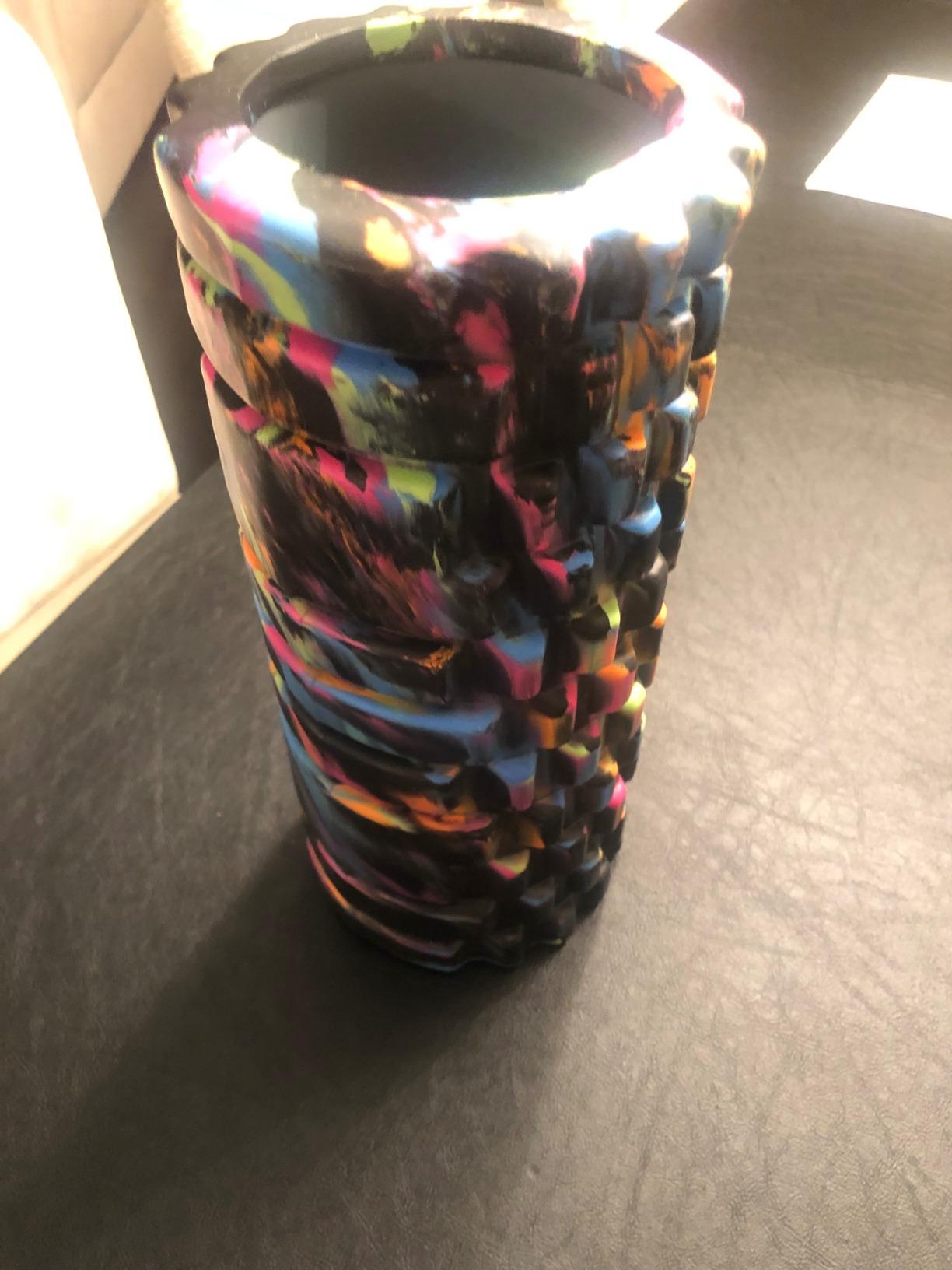 Trigger Point Releasing Foam Massage Roller with Medium Compression for Exercise, Stretching, and Muscle Recovery - Relieves Muscle Tightness, Improves Mobility, and Circulation customer photo 1