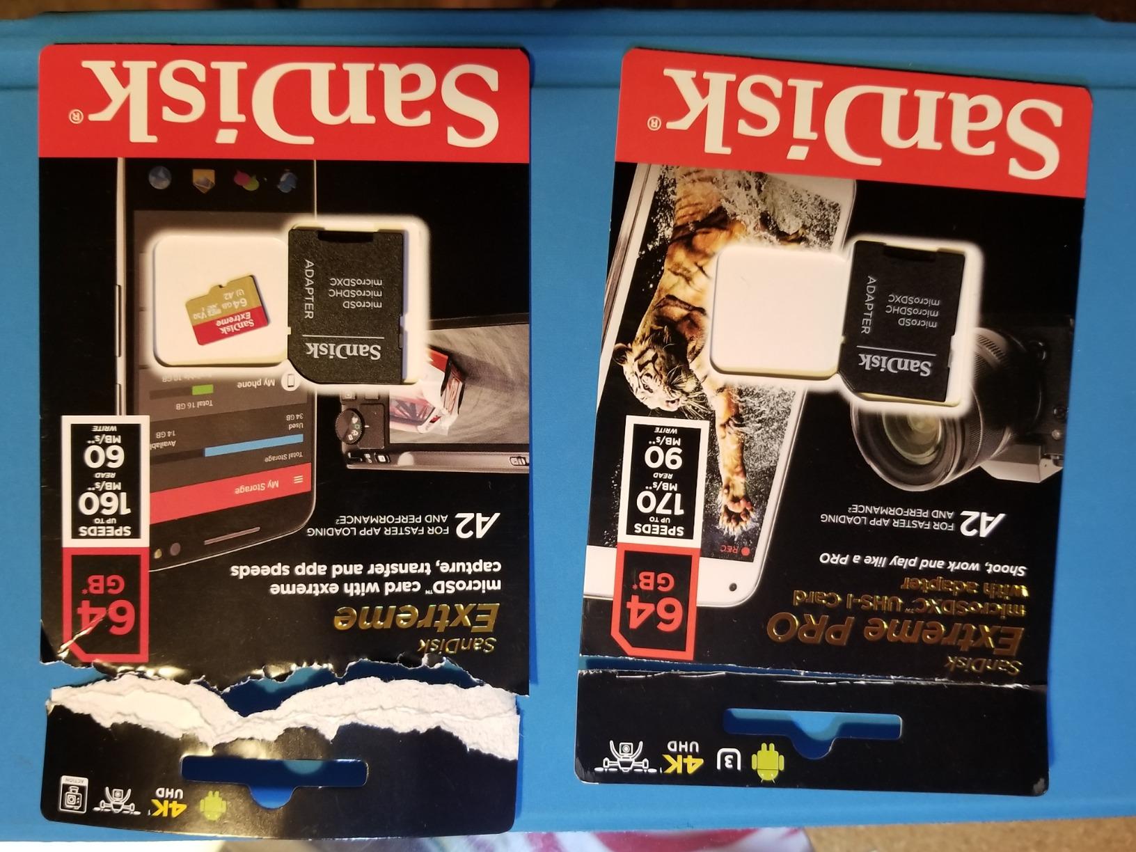SanDisk Extreme Pro MicroSDXC UHS-I U3 A2 V30 64GB + Adapter customer photo 1