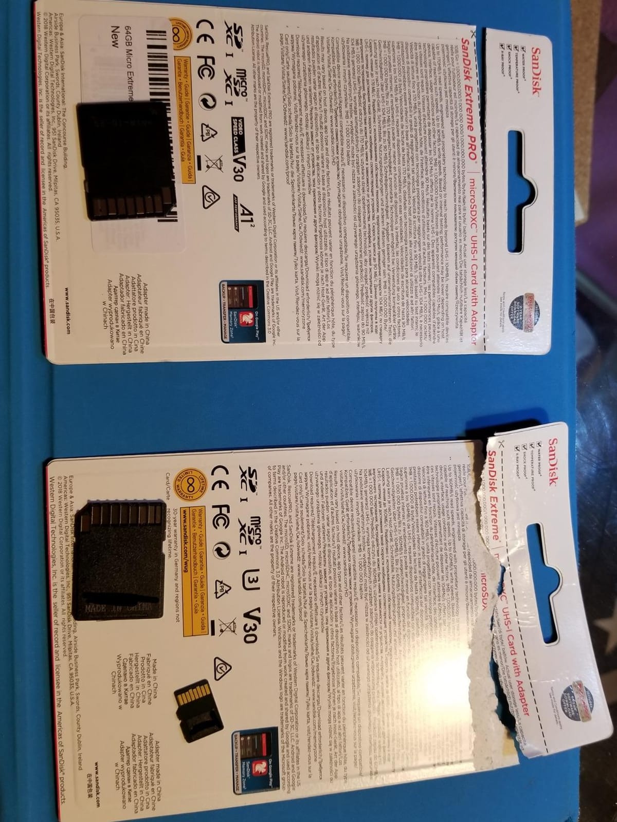 SanDisk Extreme Pro MicroSDXC UHS-I U3 A2 V30 64GB + Adapter customer photo 2