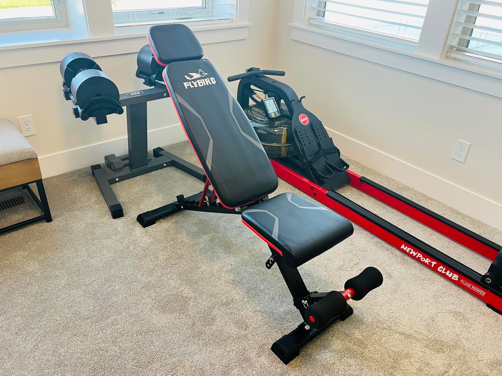 FLYBIRD Adjustable Weight Bench, Full Body Workout Bench for Home Gym customer photo 1