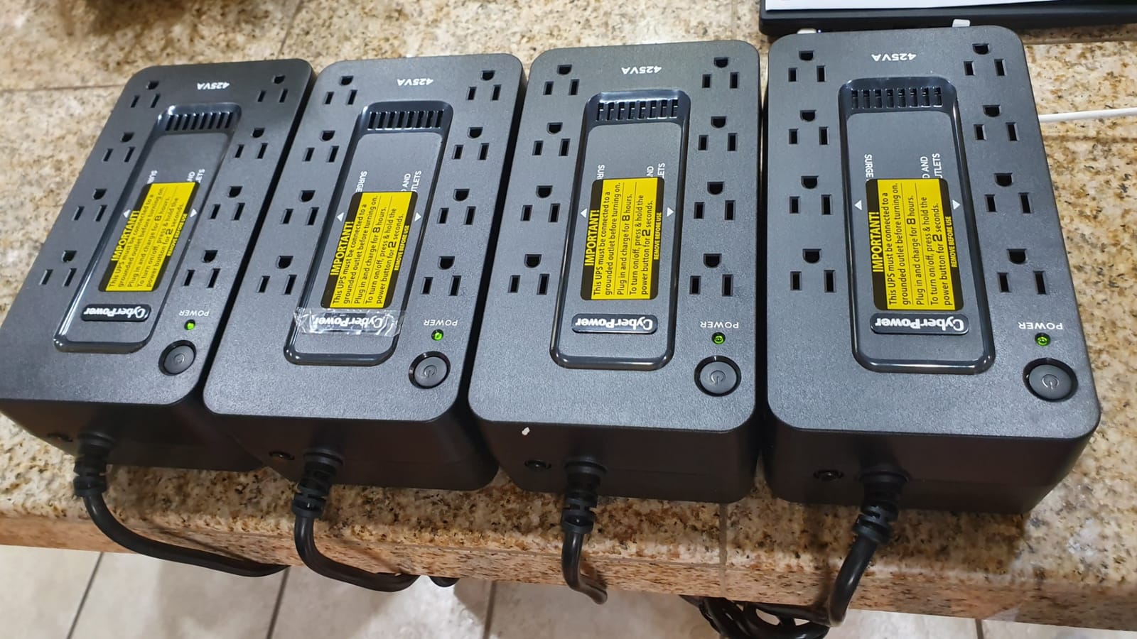 CyberPower ST425 Standby UPS Battery Backup and Surge Protector | 425VA/260W, 8 Outlets, Compact, UL Certified customer photo 1
