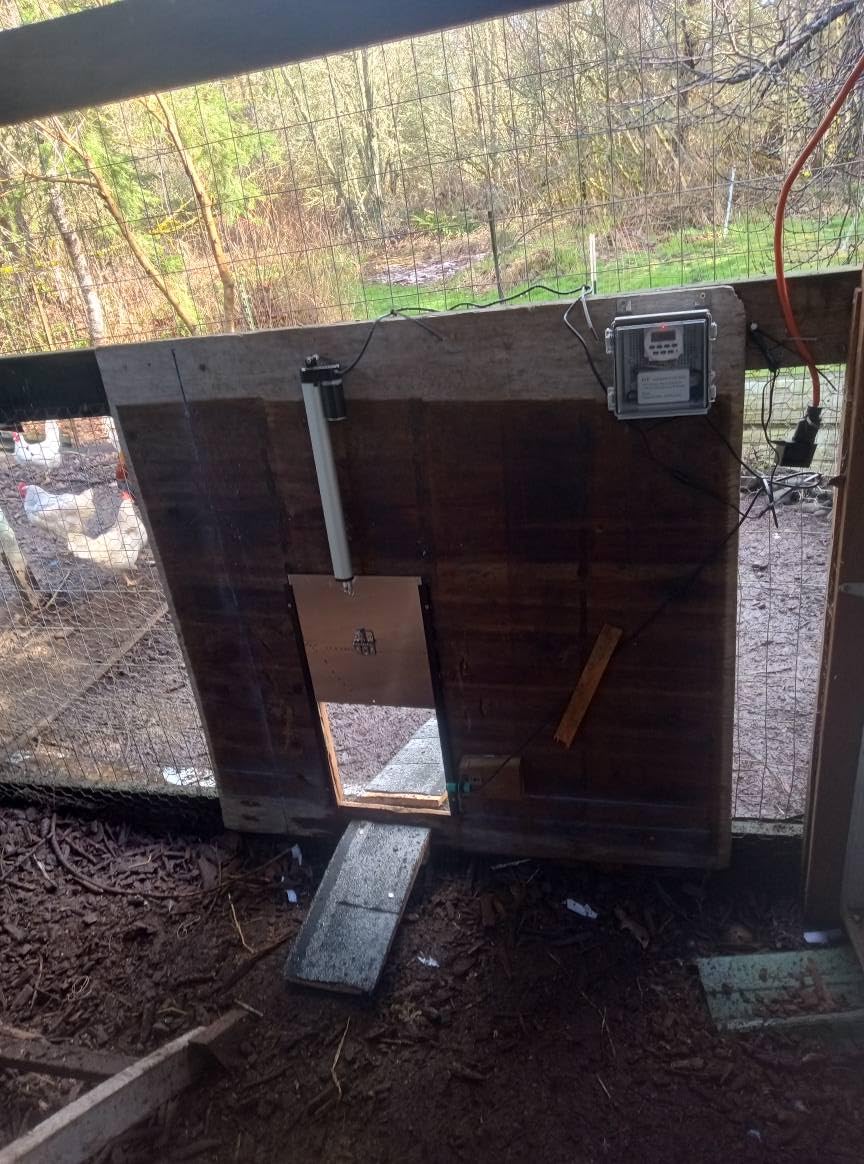 JVR Automatic Chicken Coop Door, Timer, Anti-Pinch, Aluminum Predator Proof customer photo 2