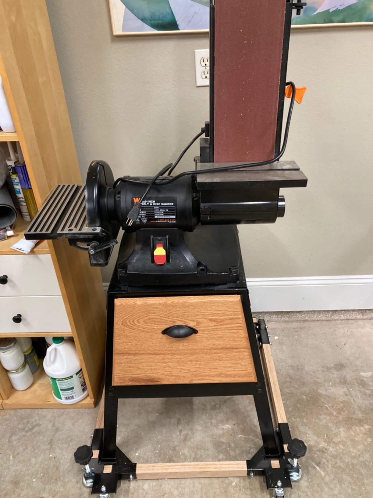 WEN Benchtop Belt and Disc Sander with 1 x 30 in. Belt and 5 in. Sanding Disc (6515T) customer photo 2