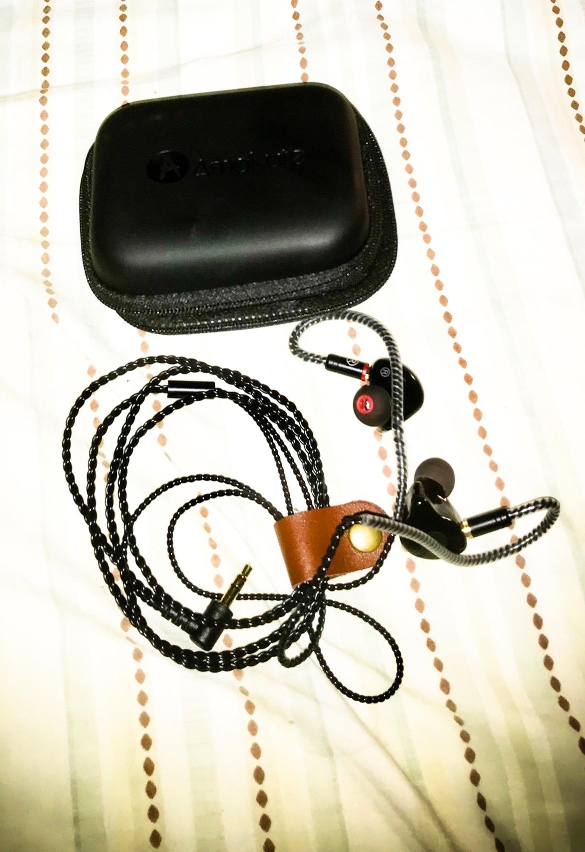 Dual Dynamic Driver IEM Earphones, HiFi Stereo In Ear Monitor Headphones customer photo 1