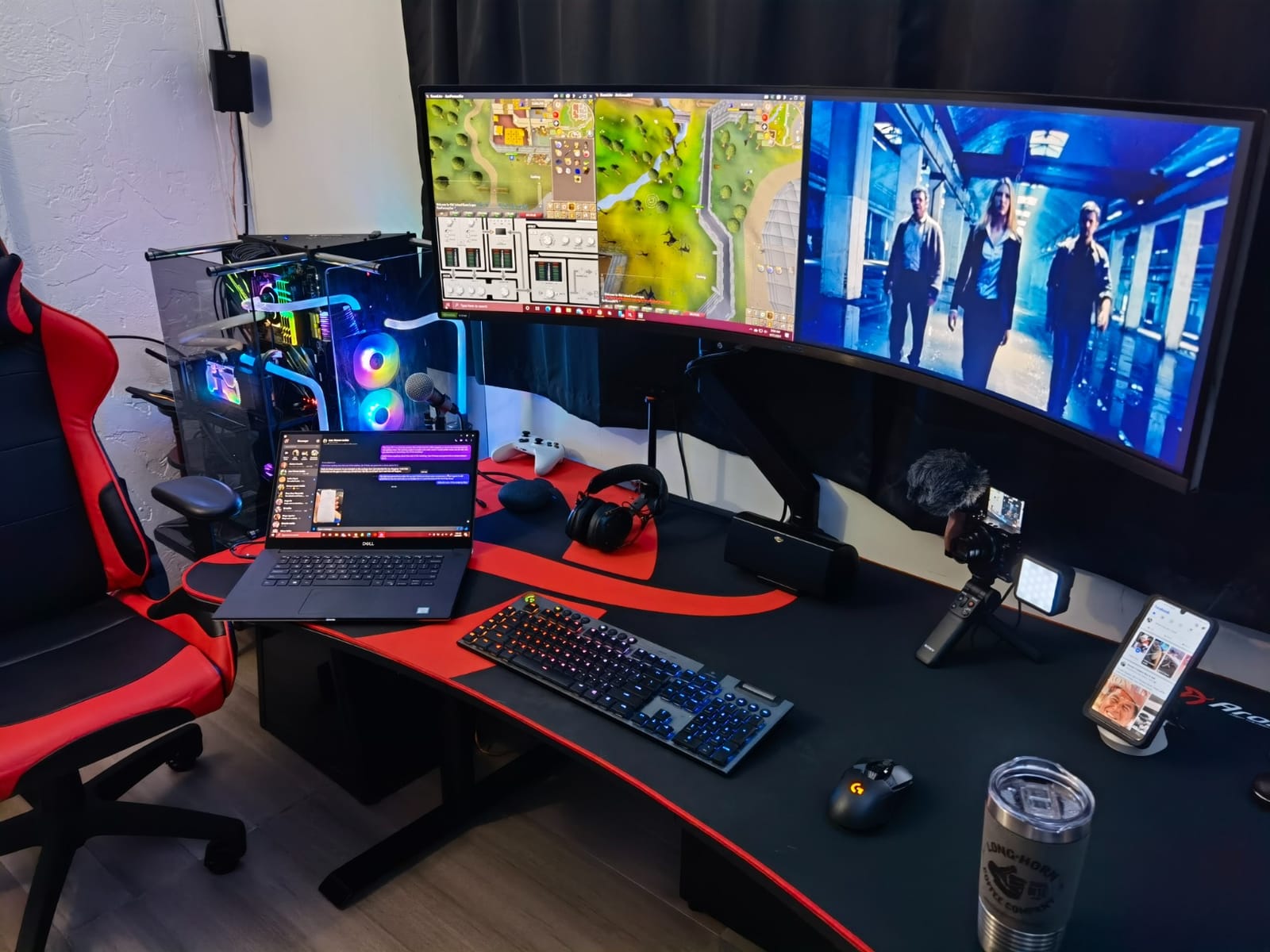 VIVO Premium Aluminum Monitor Arm for Ultrawide Screens up to 49 inches and 33 lbs, Heavy Duty Single Desk Mount, Pneumatic Height, Max VESA 100x100, Black, STAND-V101G1 customer photo 2