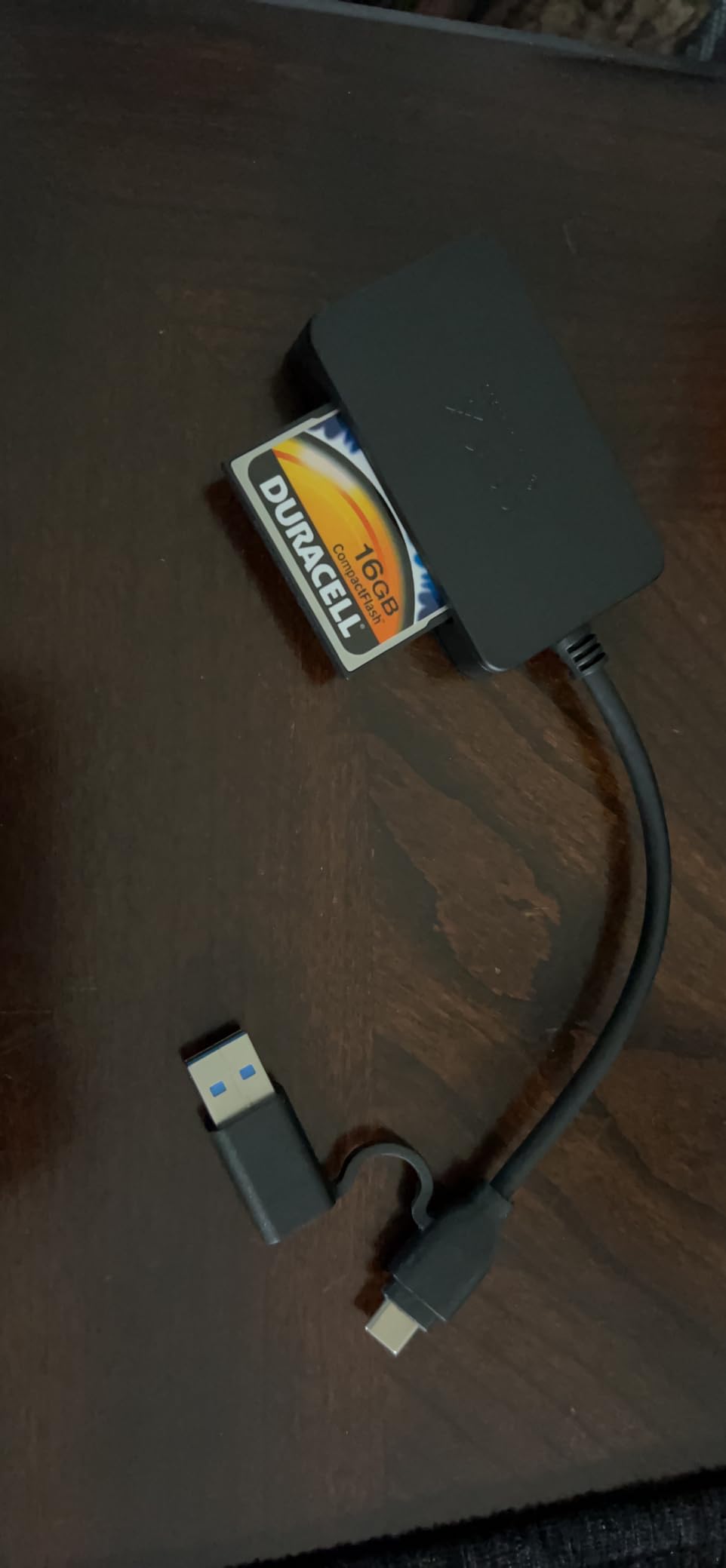 SD Card Reader, Memory Card Reader 4 in 1 USB C USB 3.0 Dual Connector Adapter Simultaneously Read SD MS CF TF Cards Supports Micro SD/Micro. Compatible with desktops, Tablets, and USB-C Smartphones customer photo 2