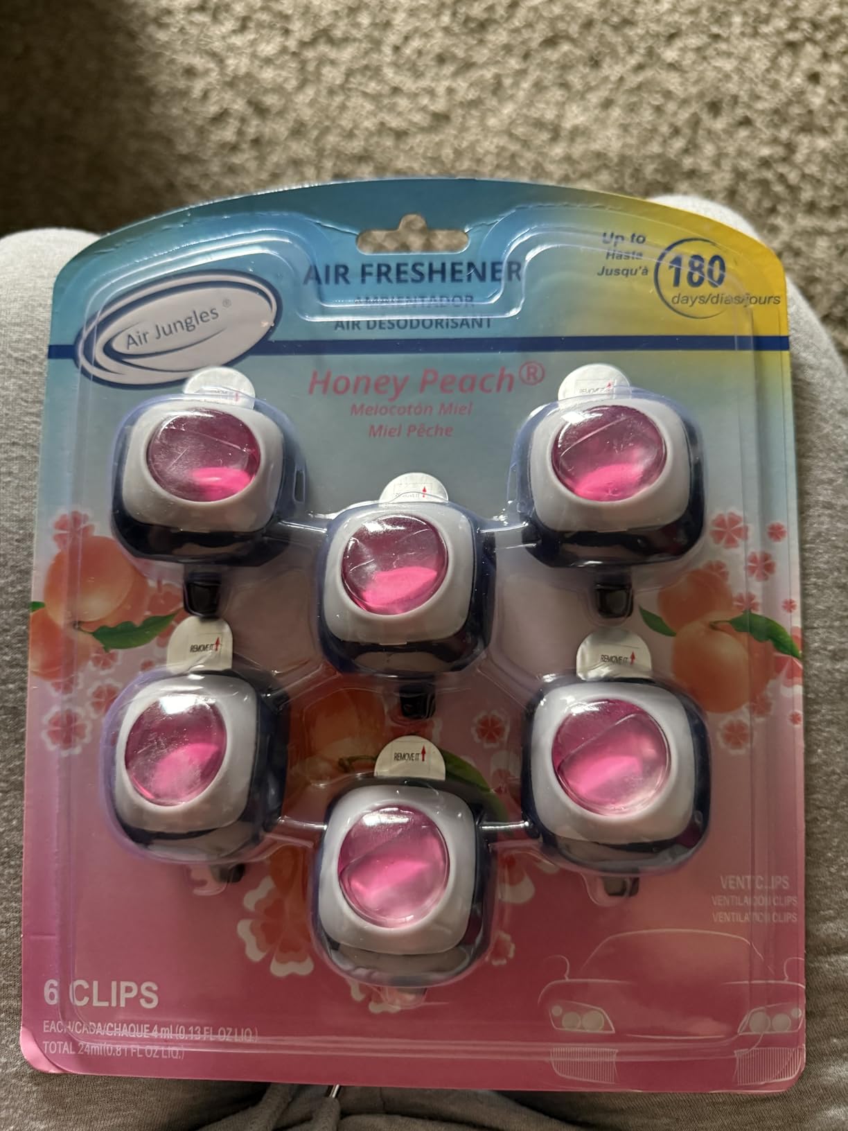 Air Jungles New Car Scent Car Air Freshener Vent Clip 6 Ct, Long Lasting customer photo 2