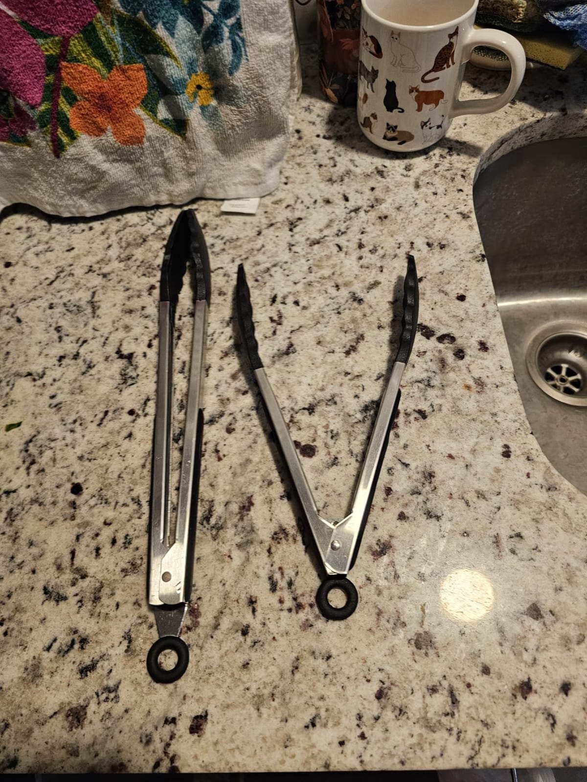 HOTEC Stainless Steel Kitchen Tongs with Silicone Tips, Set of 2-9