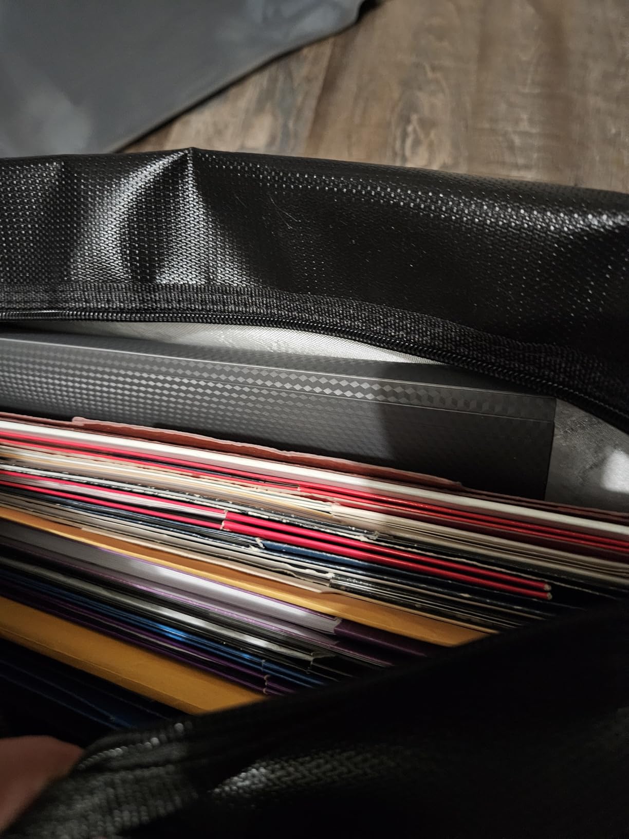ROLOWAY Large (17 x 12 x 5.8 inches) Fireproof Bag, Water Resistant Fireproof Document Bag Safe for Money, Documents and Valuables Storage customer photo 1