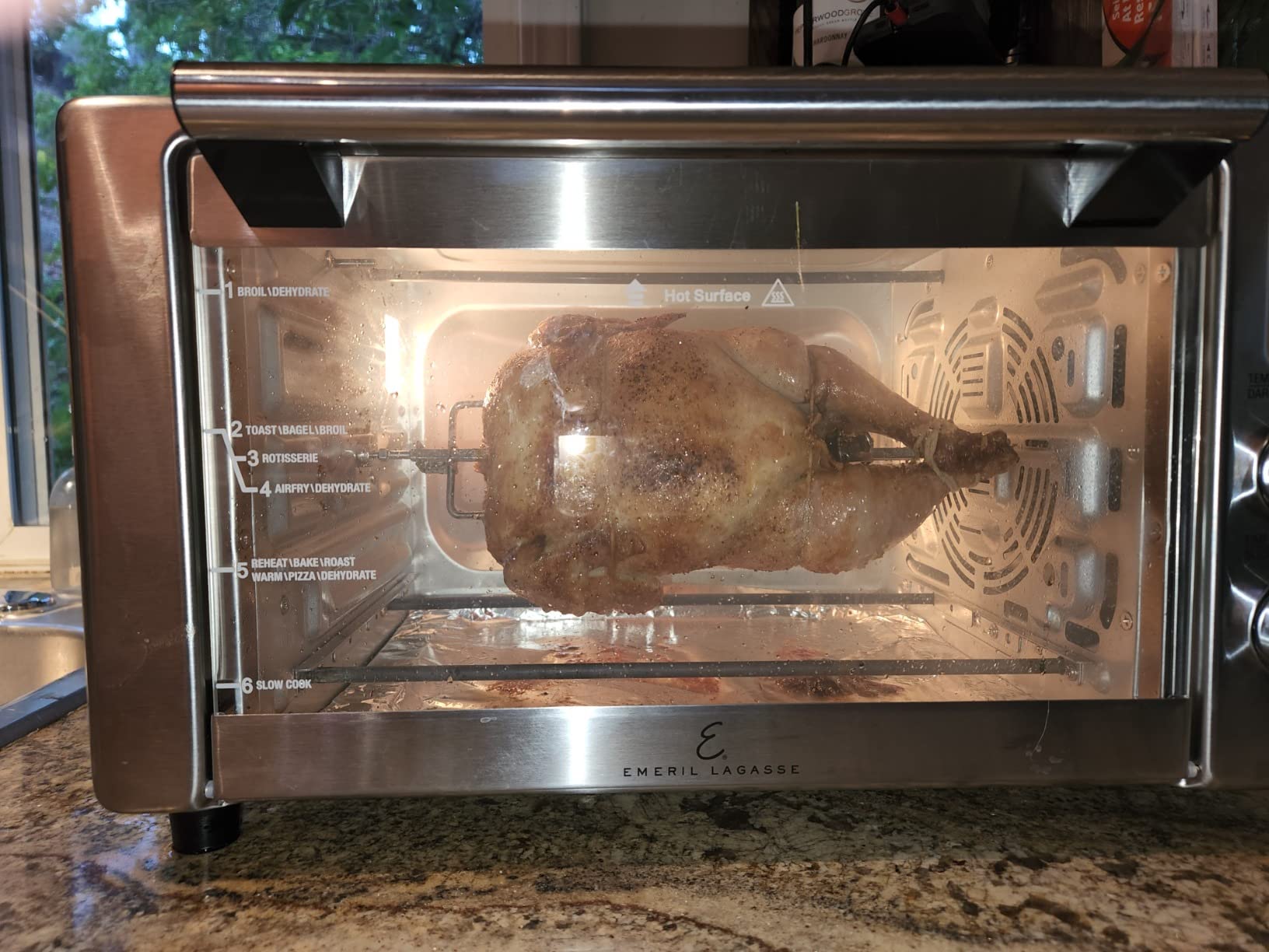 Emeril Lagasse Everyday 360 Air Fryer Oven, 9-in-1, with 360° convection, rotisserie and multiple cooking functions customer photo 2