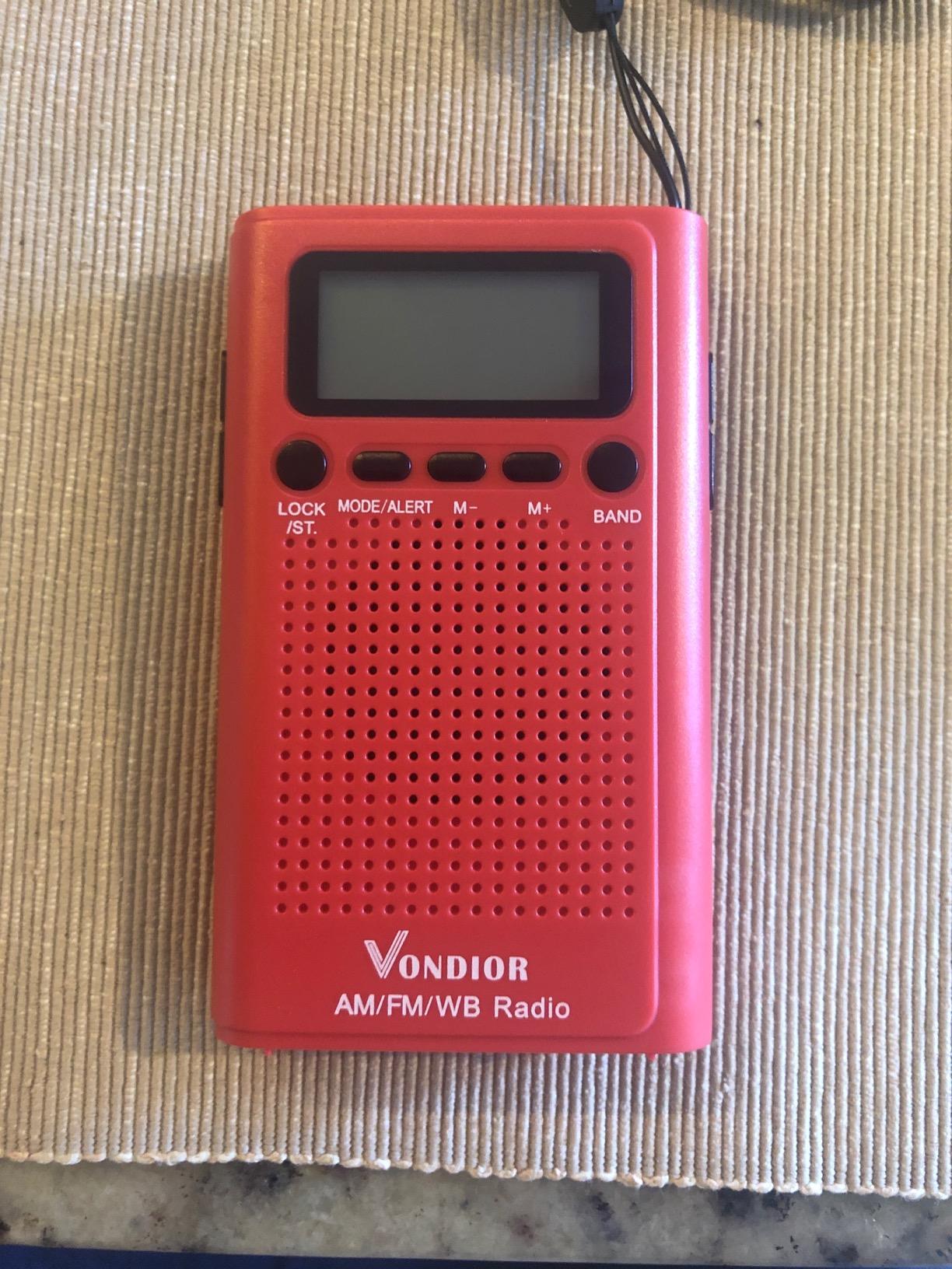 NOAA Weather Radio - AM/FM Transistor Battery Operated Portable Radio customer photo 2