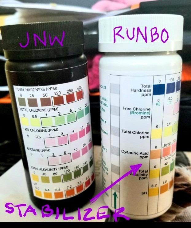 JNW Direct Pool Test Strips for Pools and Spas - 7 in 1 Water Test 100 Pack customer photo 1