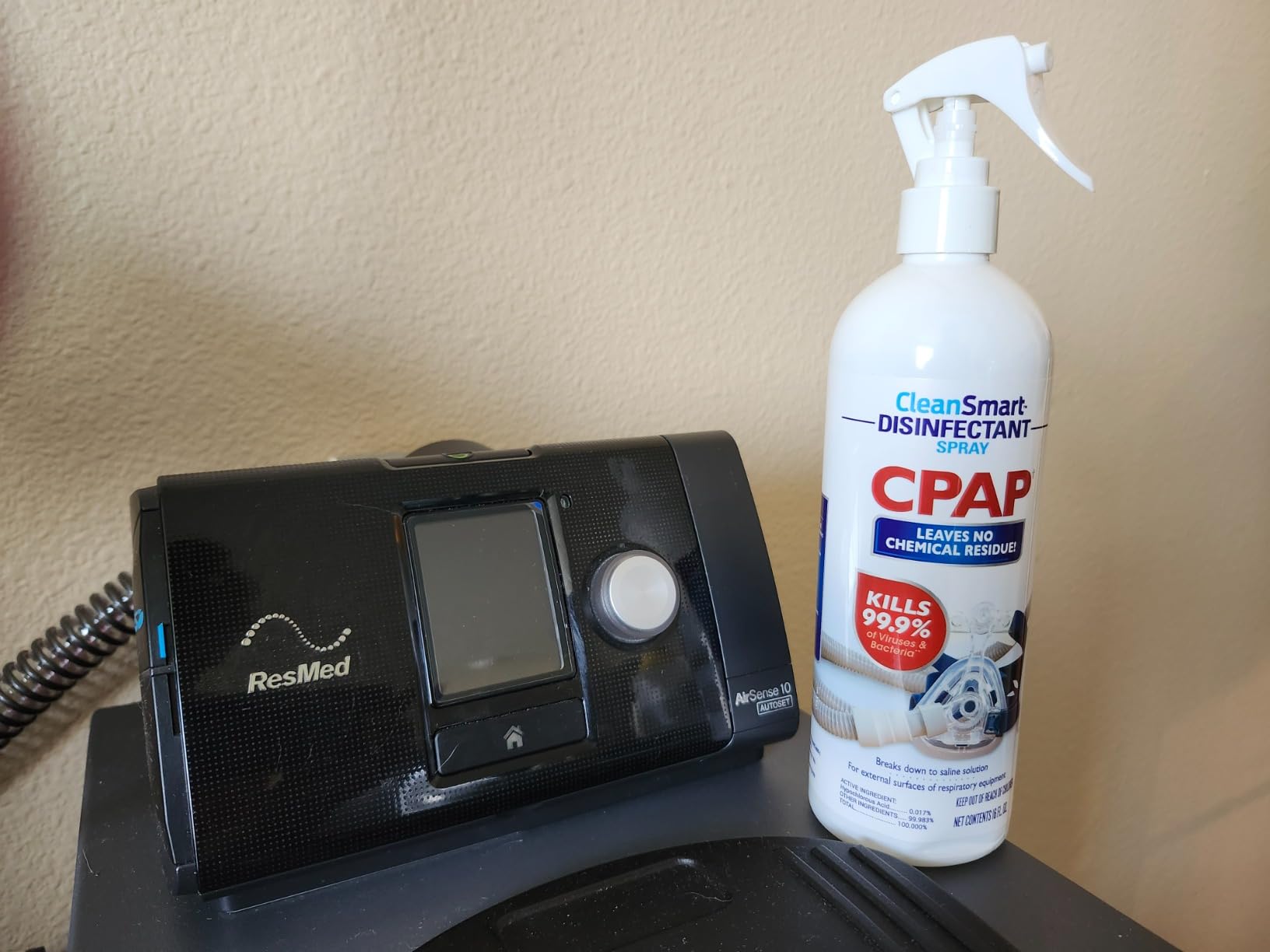 CleanSmart CPAP Disinfectant Spray for Face Mask and Hose, 16 oz (2 pack) customer photo 2