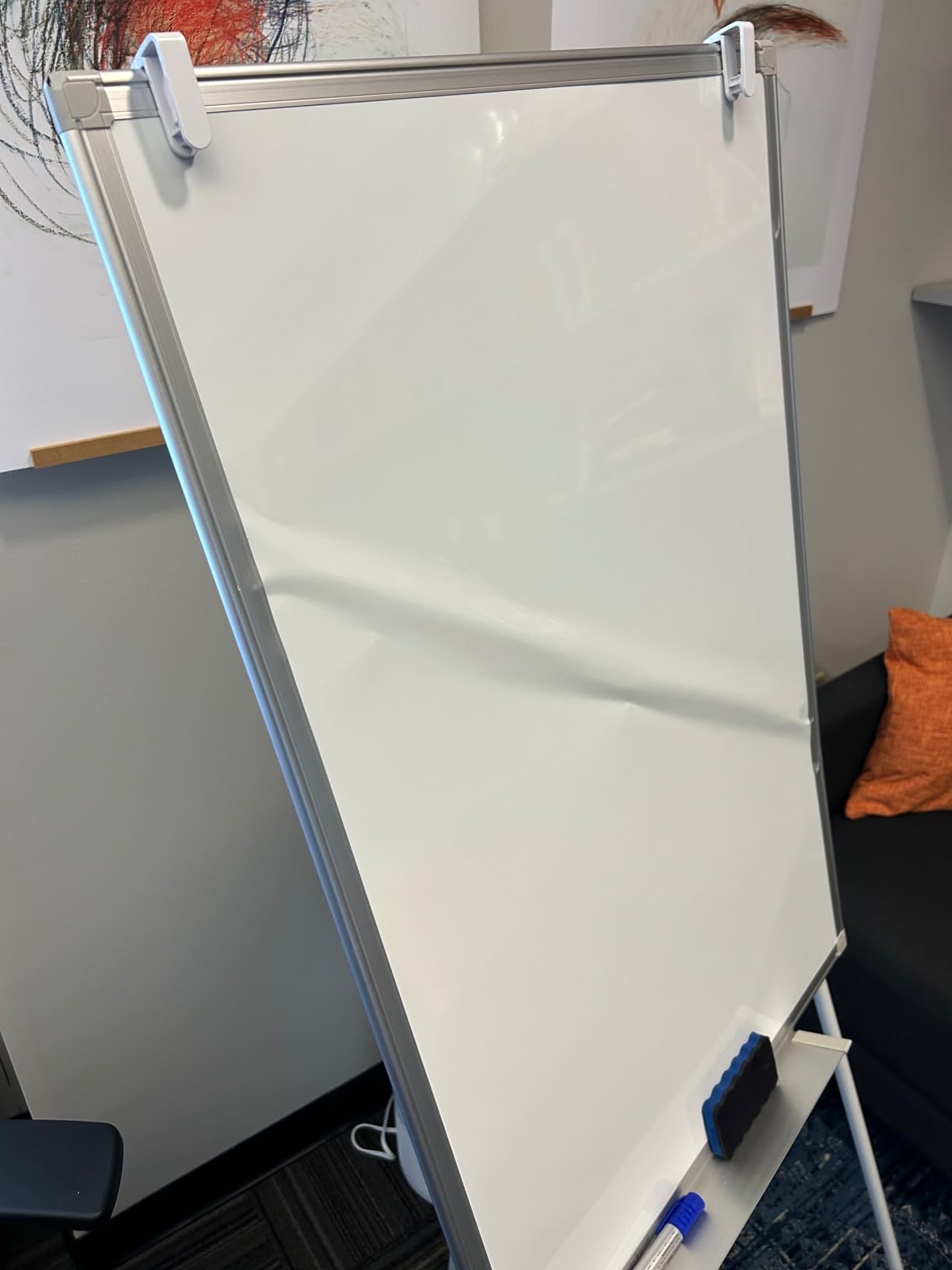 Maxtek Easel Whiteboard 36 x 24 in, Stand Tripod with Height Adjustable customer photo 2