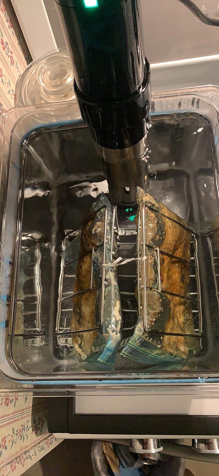 HOMENOTE Sous Vide Container 12 Quart with Lid, Rack, Sleeve and Cookbook customer photo 2