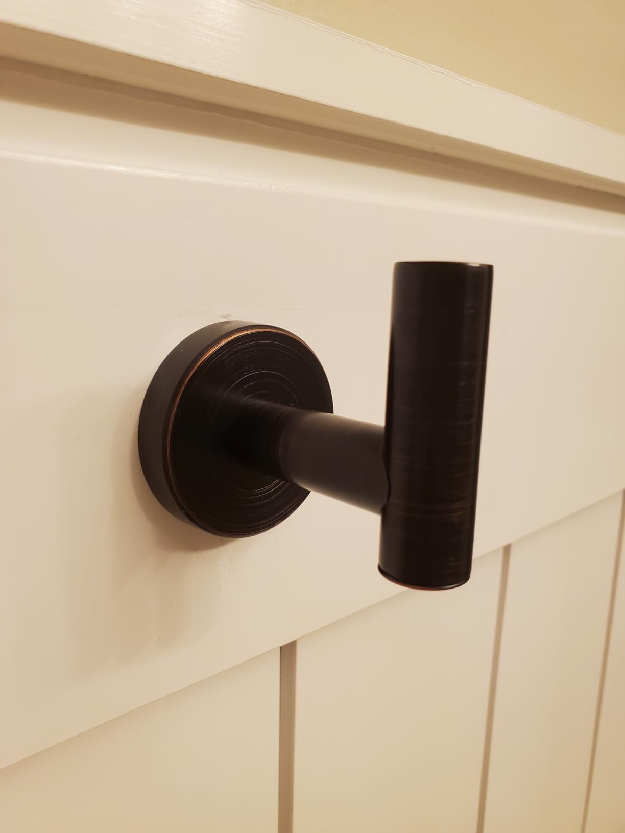 JQK Black Bathroom Towel Hook, Coat Robe Clothes Hook for Bathroom Kitchen Garage Wall Mounted (2 Pack), 304 Stainless Steel Matte Black, TH100-PB-P2 customer photo 1