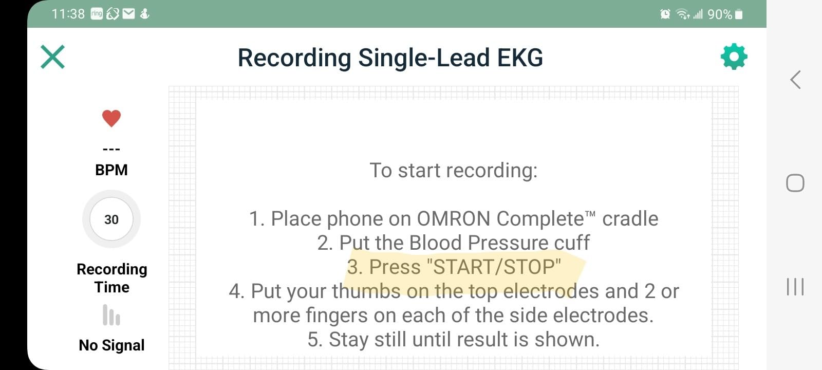 OMRON Complete 2-in-1 Blood Pressure Monitor + EKG for Home Use customer photo 1