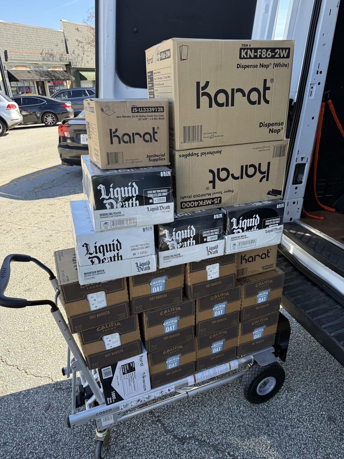 COSCO 4-in-1 Folding Series Hand Truck with Flat-Free Wheels customer photo 2