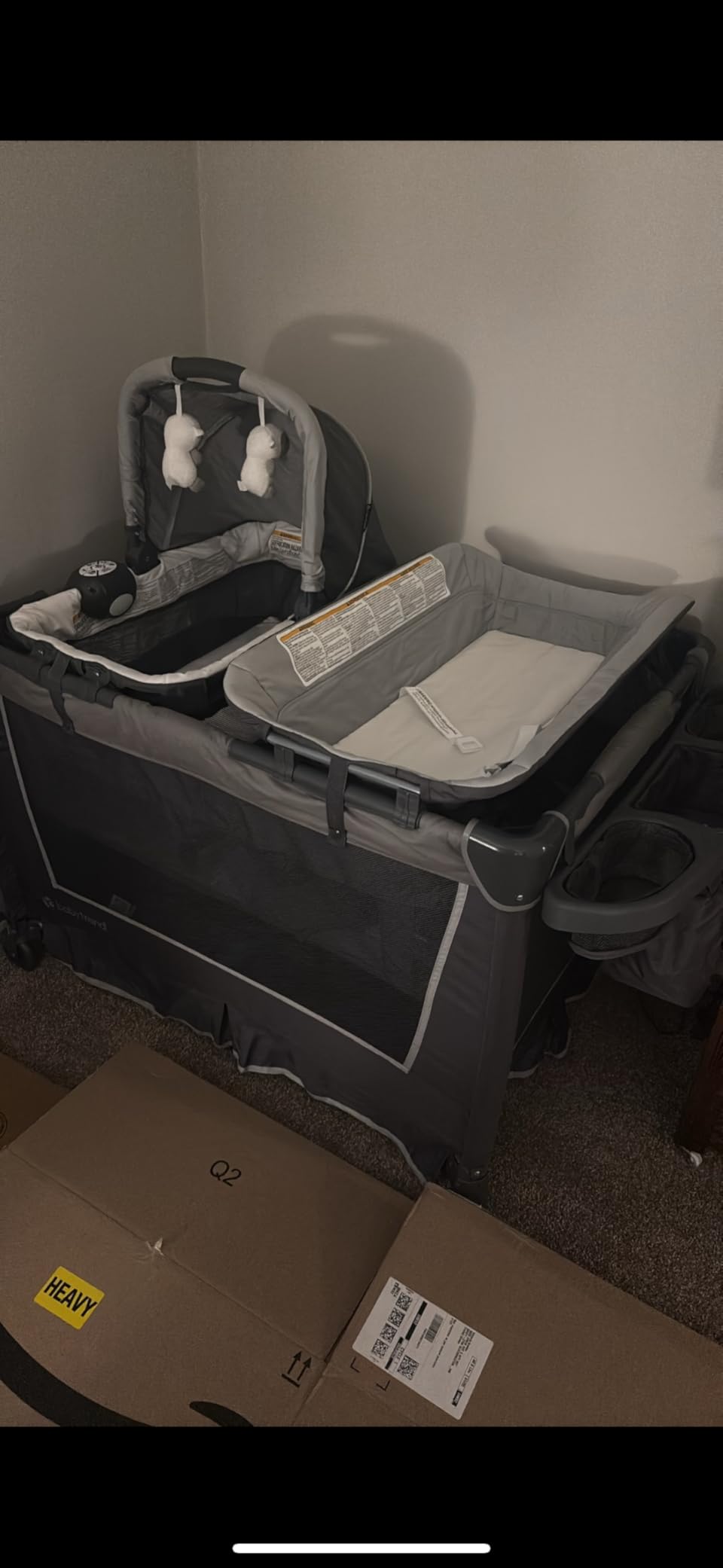 Baby Trend Retreat Nursery Center Playard, Bassinet & Storage, Robin customer photo 1