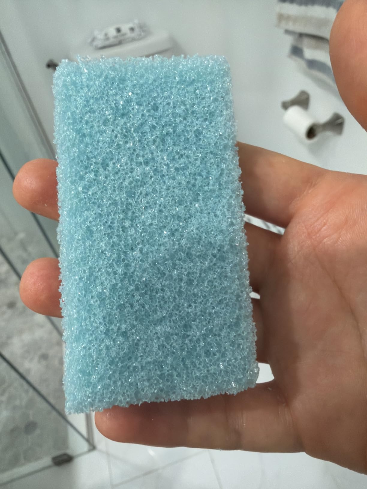 Maryton Foot Pumice Stone for Feet Hard Skin Callus Remover and Scrubber (Pack of 4) (Blue) customer photo 1