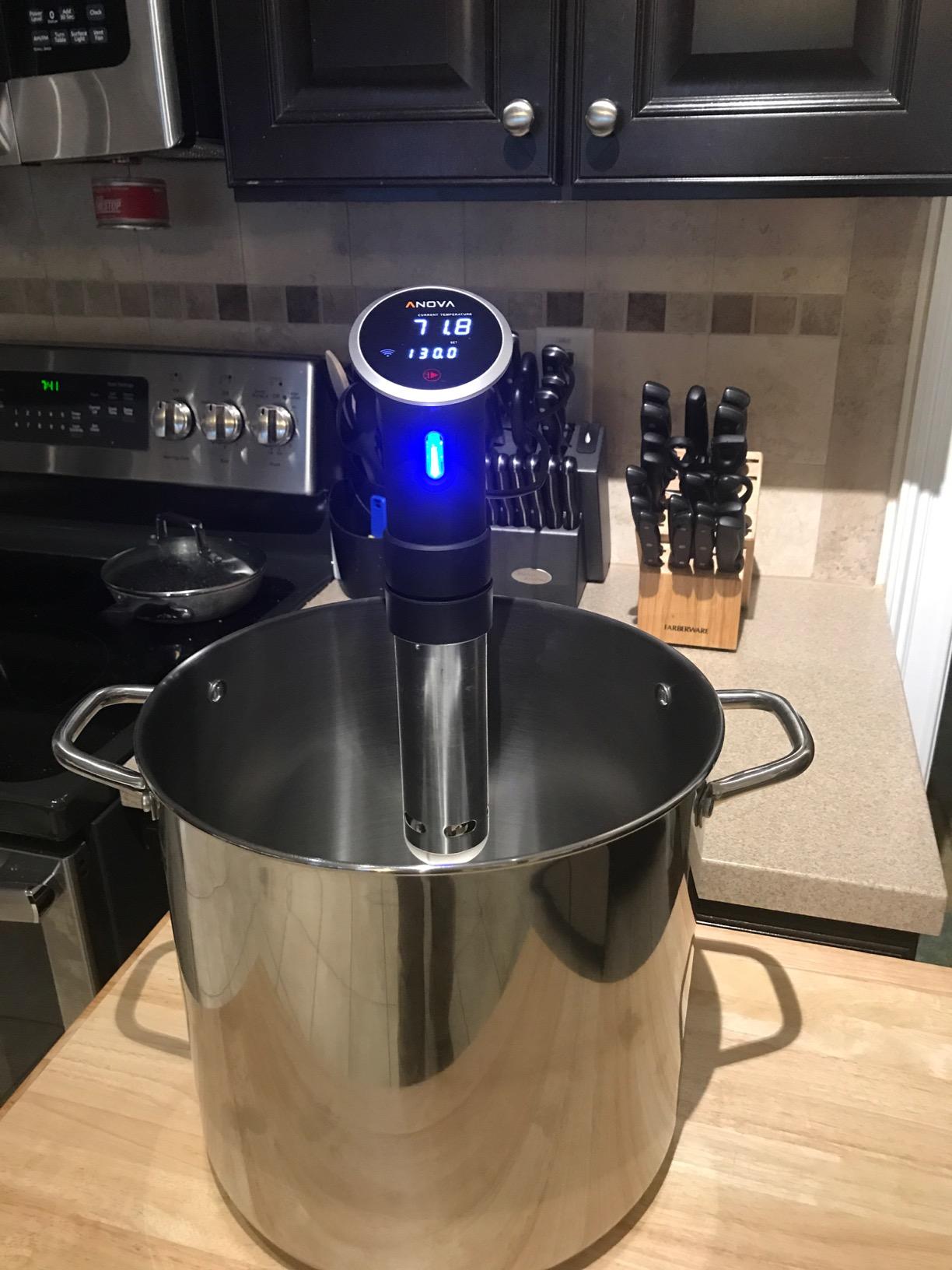 HOMICHEF 12 Quart LARGE Stock Pot with Glass Lid - NICKEL FREE Stainless Steel Healthy Cookware Stockpots with Lids 12 Quart - Mirror Polished Induction Pot - Commercial Grade Soup Cooking Pot customer photo 2