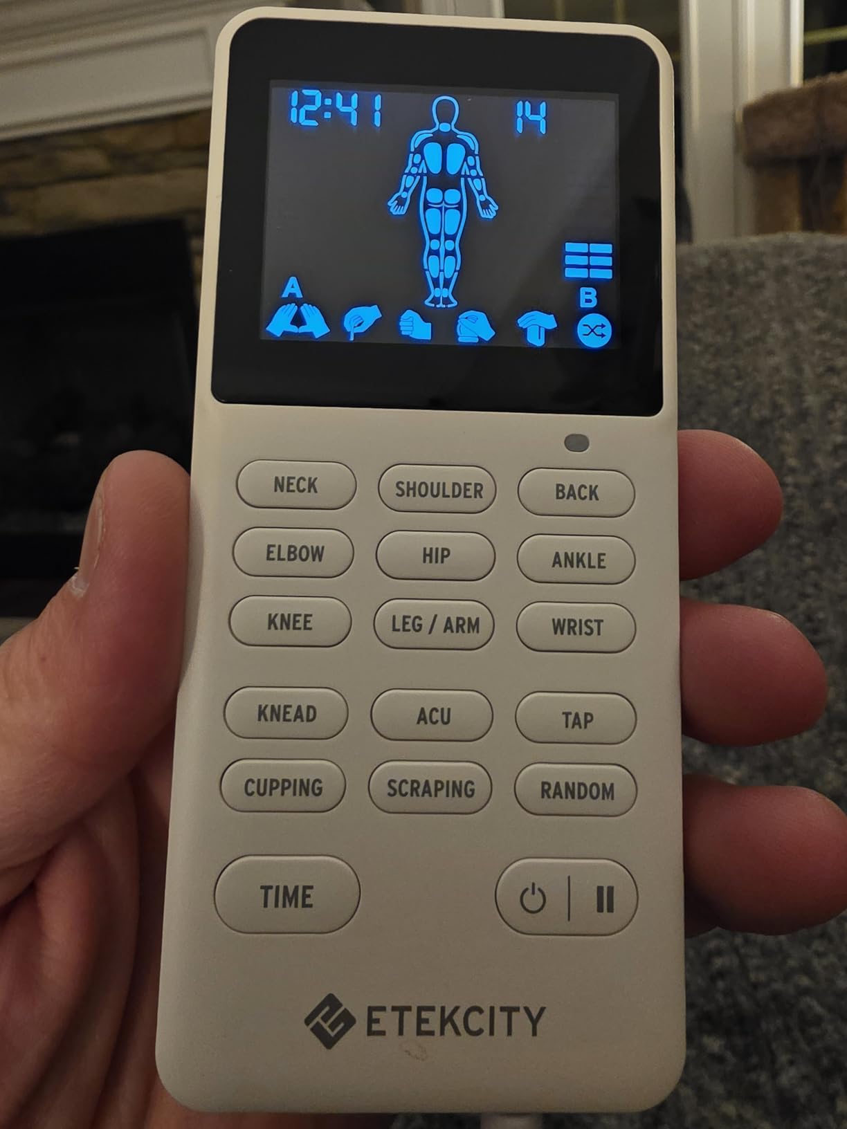 Etekcity 4-Channel Rechargeable TENS Unit, Muscle Stimulator, FSA Eligible customer photo 1