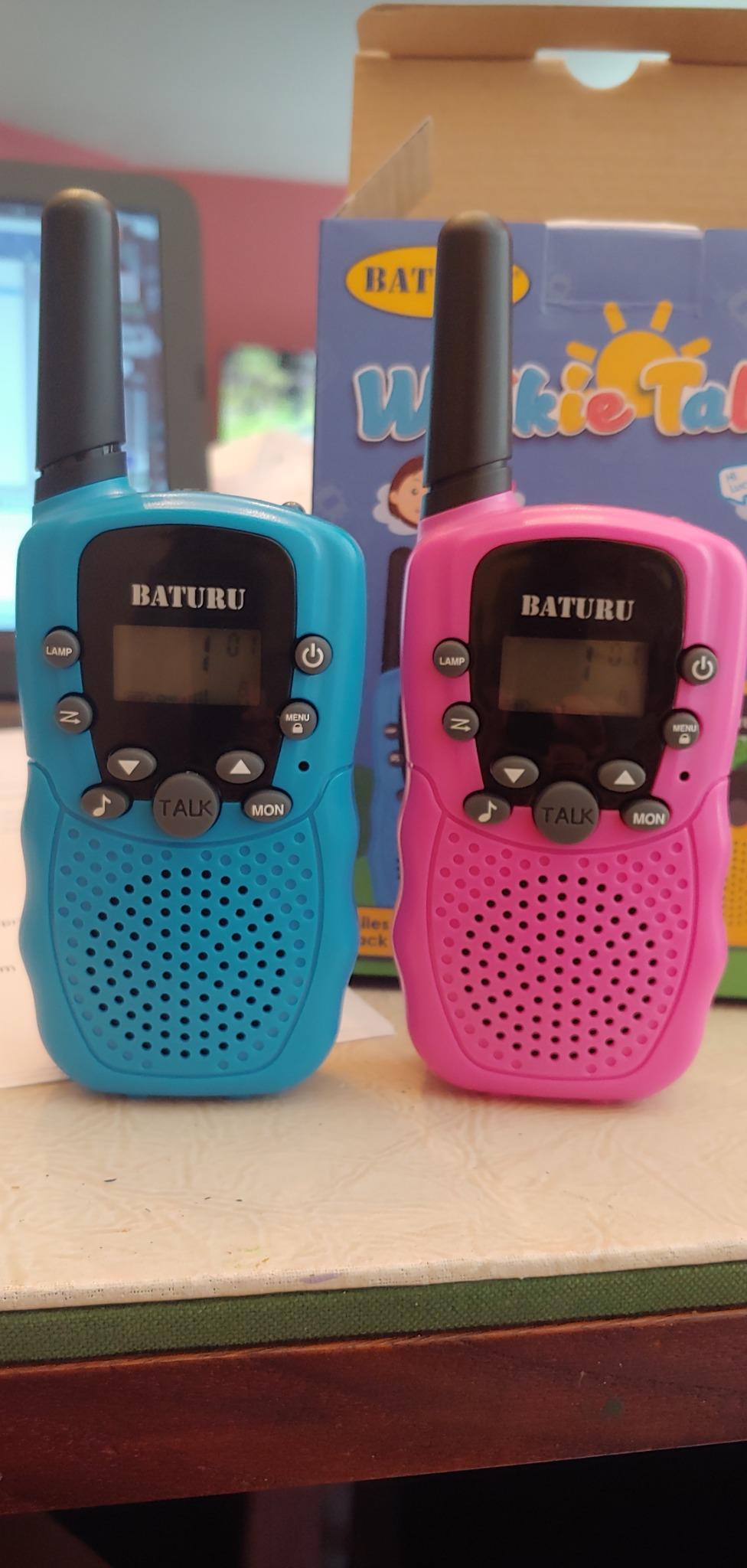 Walkie Talkies for Kids Games Outdoor Toys for 3-12 Year Old Boys Girls, 3 Miles Long Range Walkie Talkie to Camping Hiking, 4 Year Old Girl Birthday Gifts for 3 4 5 6 7 8 9 Year Old Boy Girl Gift customer photo 1
