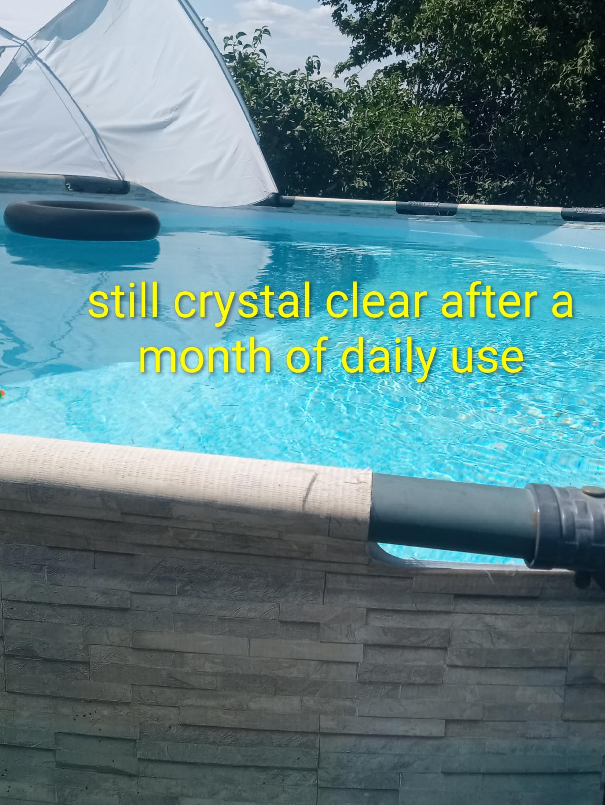 INTEX Krystal Clear 2,100 GPH Sand Filter Pump and Pool Saltwater System customer photo 2