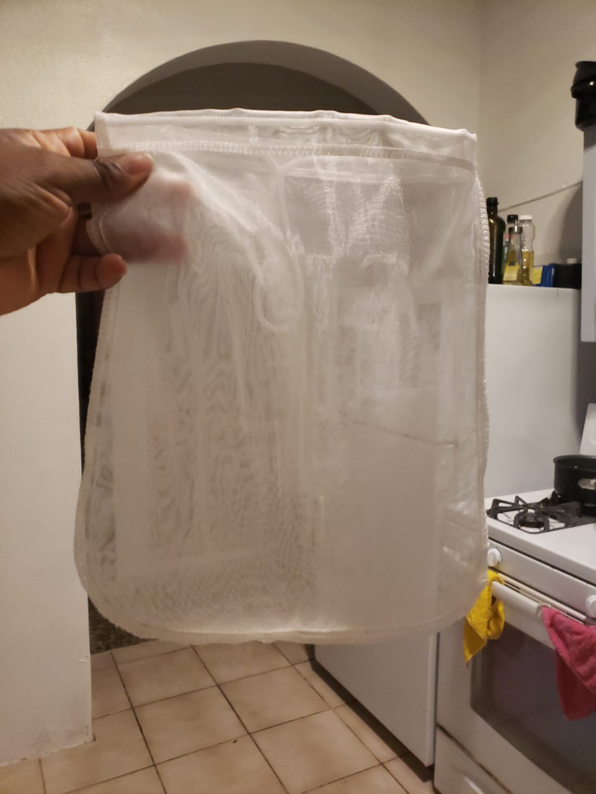 Nut Milk Bag Reusable 2 Pack Food Strainer Nut Bag(12×12 in) customer photo 1