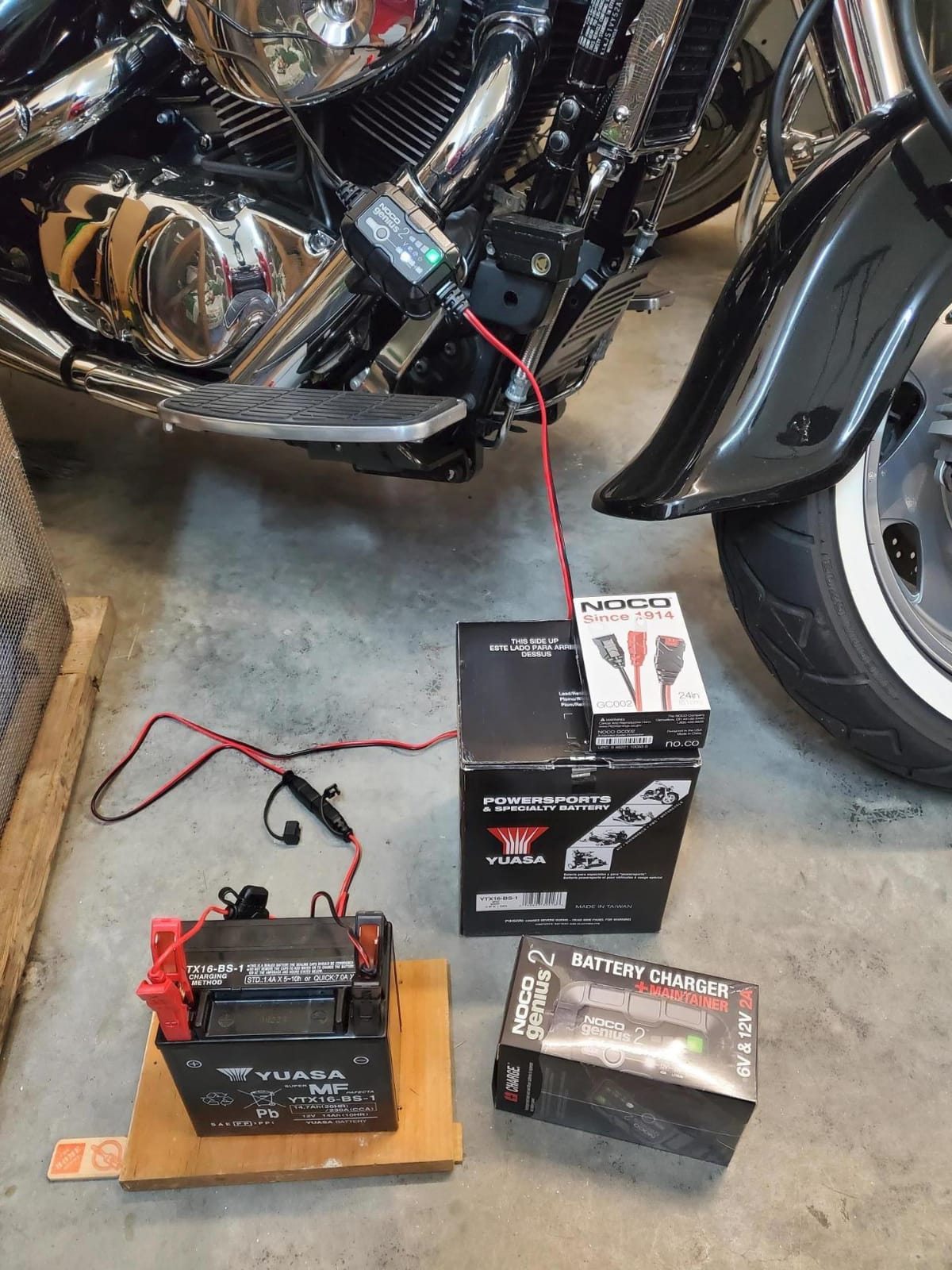 NOCO GENIUS2 2A 6/12V Smart Battery Charger, Trickle Charger & Maintainer customer photo 2