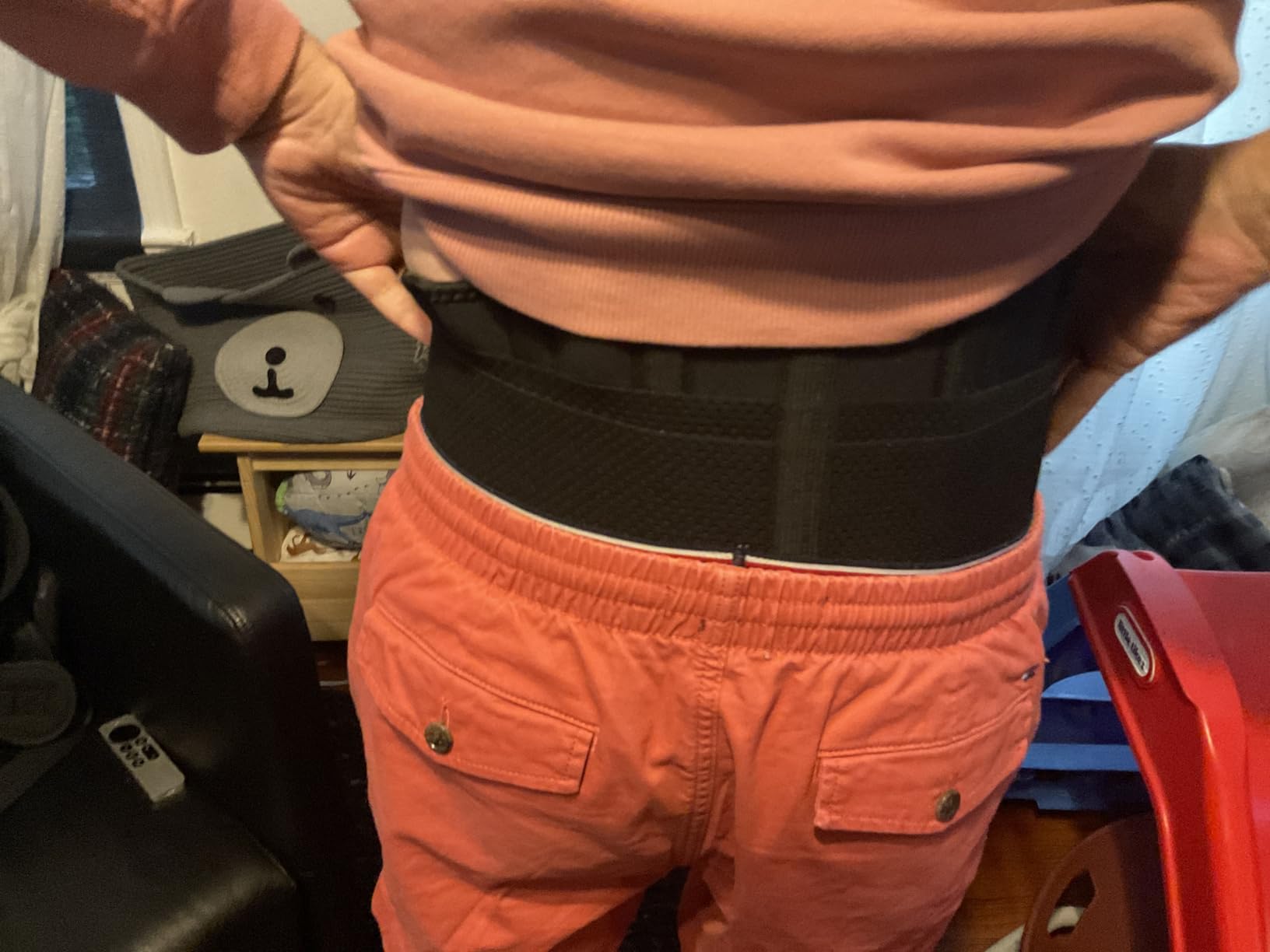 FEATOL Back Brace for Men & Women Lower Back, Sciatica Pain Relief customer photo 2