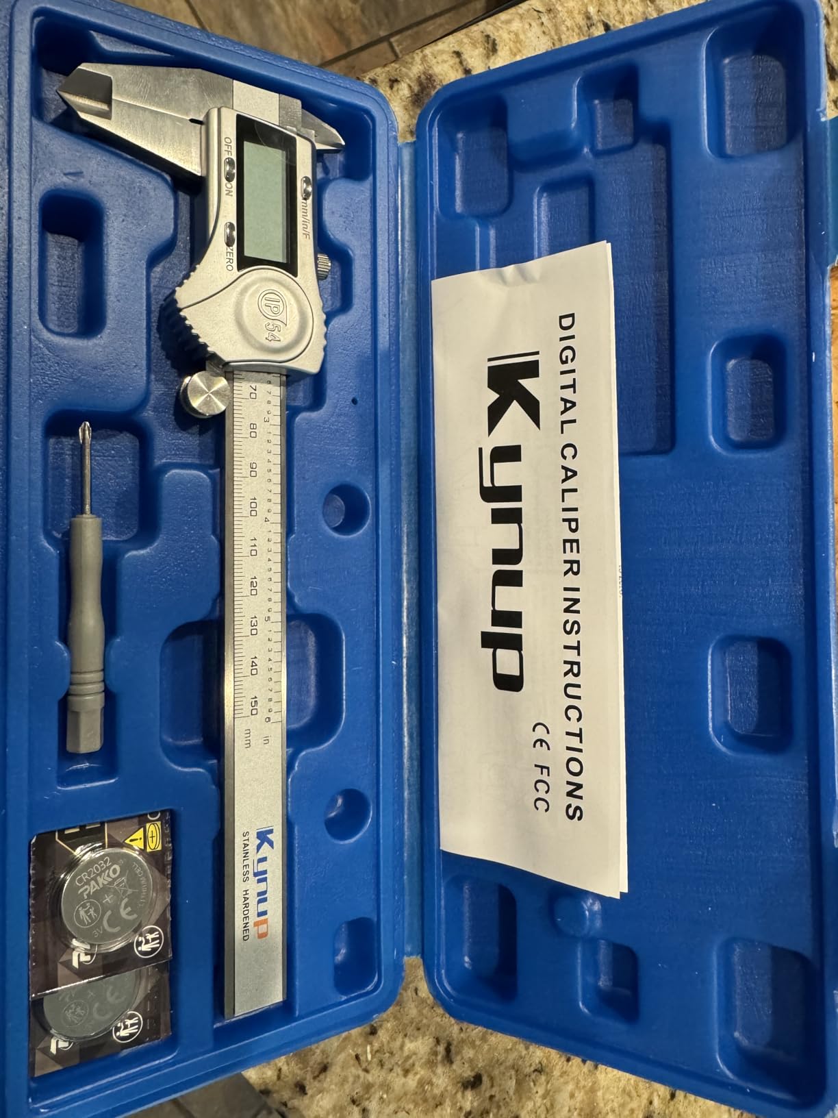 Kynup Digital Caliper, Caliper Measuring Tool, Stainless Steel Micrometer customer photo 2