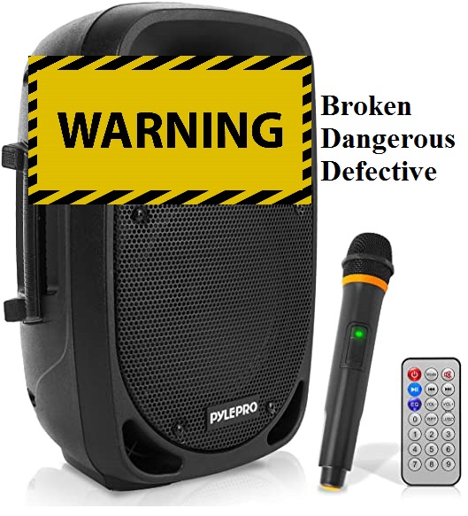 Pyle PSBT105A - 1000W Portable Bluetooth PA Speaker, 10'' Subwoofer, UHF Wireless Mic, MP3/USB/SD, Rechargeable Battery, LED Battery Indicator Lights, Black customer photo 2