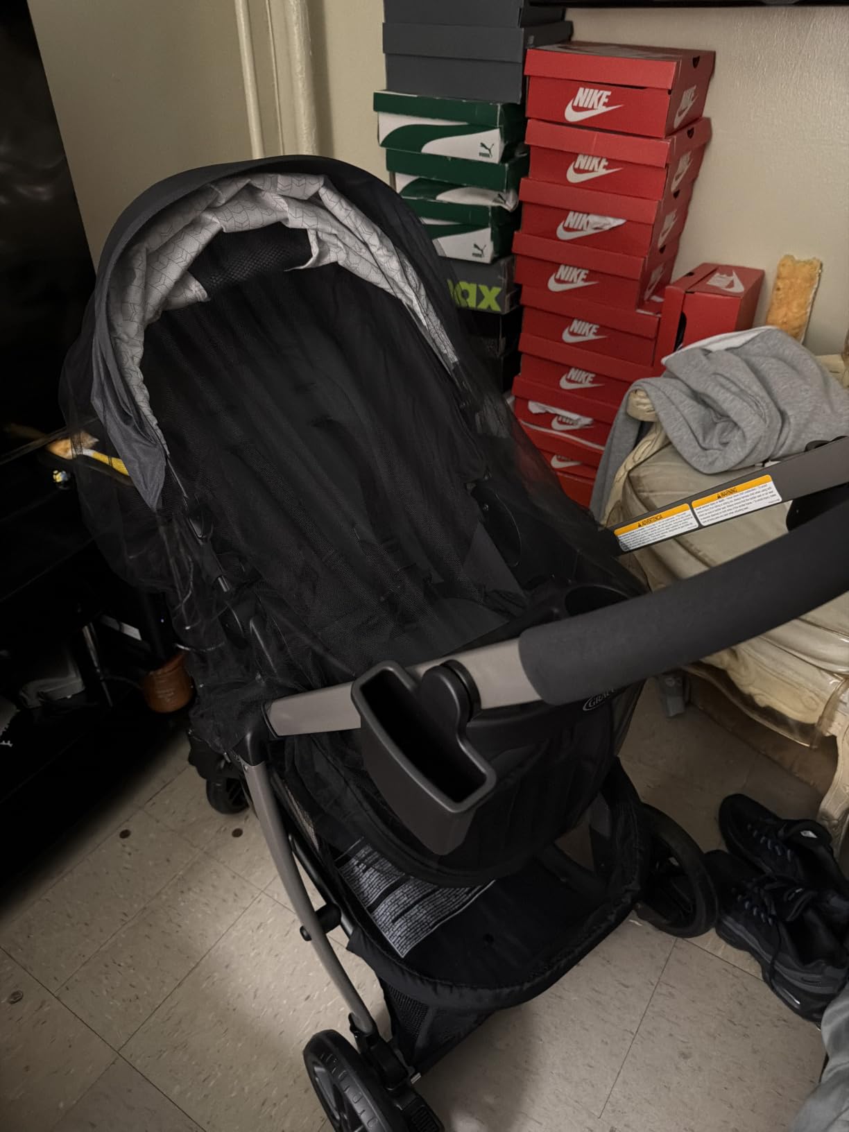 Graco Modes Pramette Stroller, 3-in-1 Baby Stroller, 3 Modes: Infant Car Seat Carrier (Car Seat Not Included), Infant Pramette, and Toddler Stroller, Reversible Seat, One-Hand Fold, Pierce customer photo 1