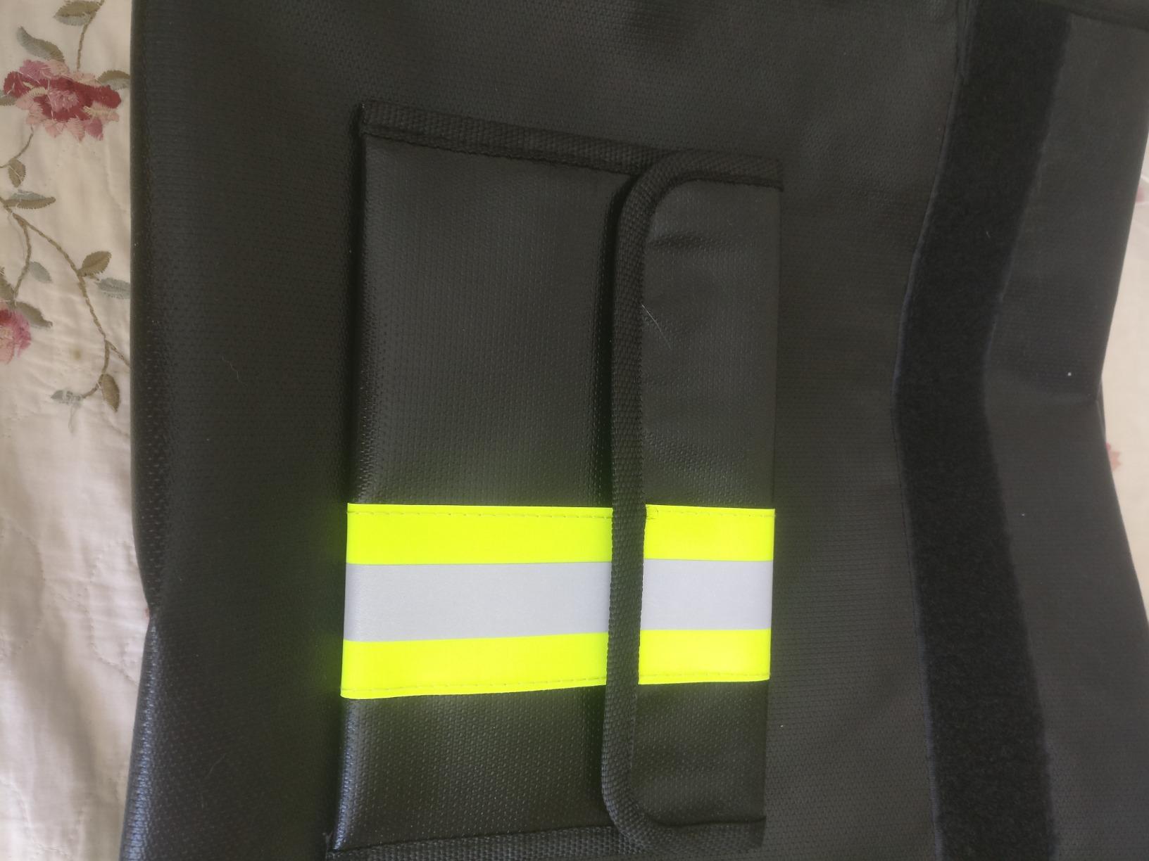 Upgraded Fireproof & Waterproof Document Bag – Lockable 17”x 12”x 5” with Wallet Protector - Reflective to Find Fast at Night – Shield Documents & Valuables from Fire & Water - Firefighter Designed customer photo 1