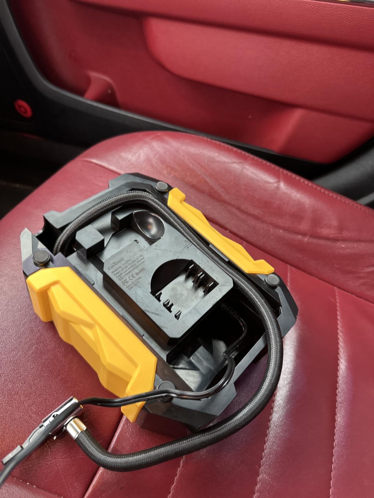 Digital Air Compressor for Car Auto Pump Portable Tire Inflator with LED Light DC 12V customer photo 1