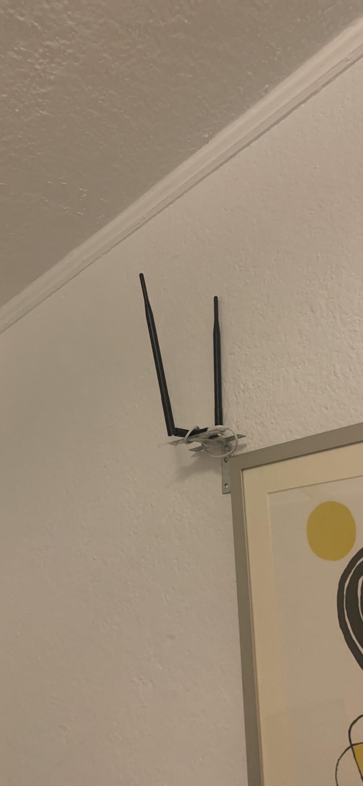 1.3ft 2x 10dBi WiFi Bluetooth Antenna 2.4GHz/5GHz/5.8GHz Tri-Band Omni Directional Antenna RP-SMA Male Long Range for Wireless Wi-Fi Router Network Devices PC Camera Wifi 6 Adapter Desktop USB Adapter customer photo 2