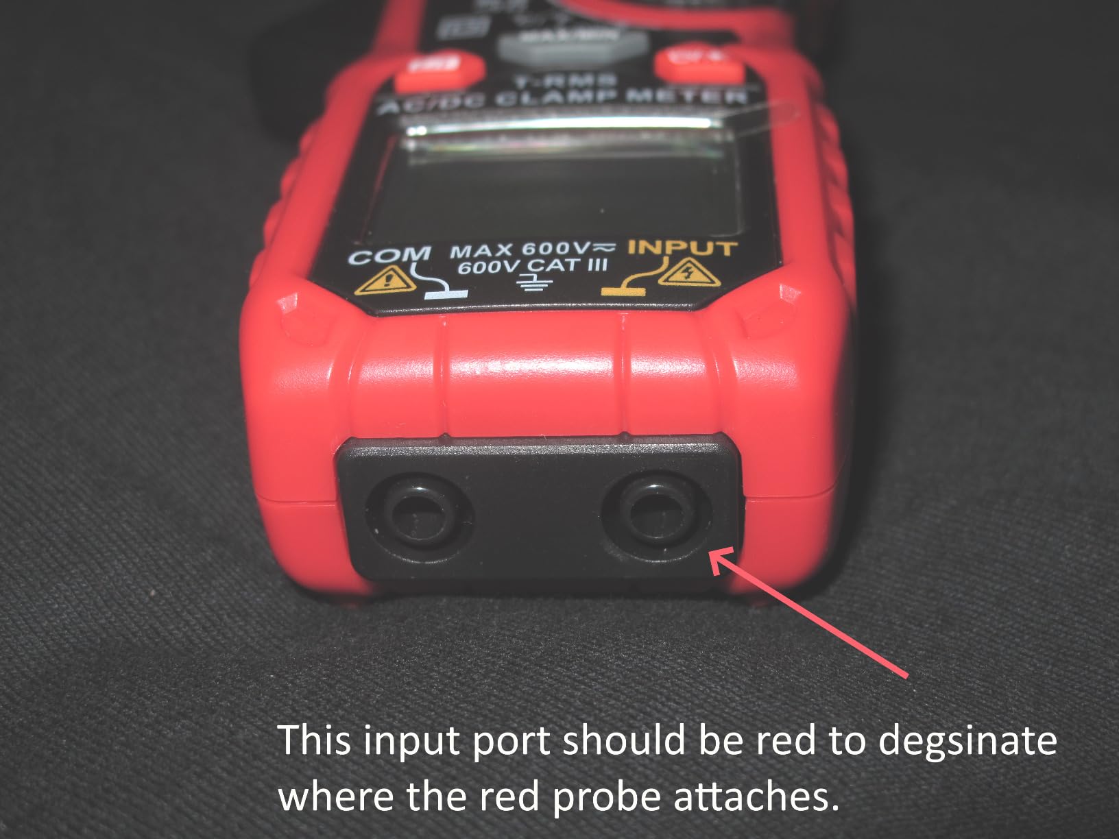 KAIWEETS HT206D Digital Clamp Meter T-RMS 6000 Counts, Multimeter Voltage Tester Auto-ranging, Measures Current Voltage Temperature Capacitance Resistance Diodes Continuity Duty-Cycle (AC/DC Current) customer photo 1