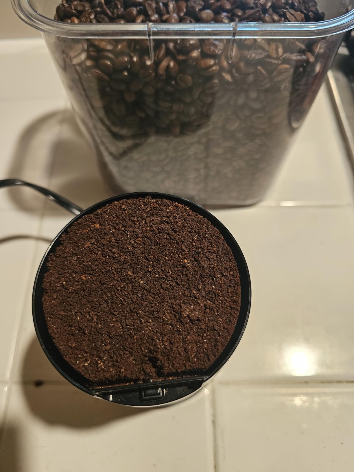 BLACK+DECKER One-Touch Coffee & Spice Grinder with Stainless Steel Blades customer photo 2