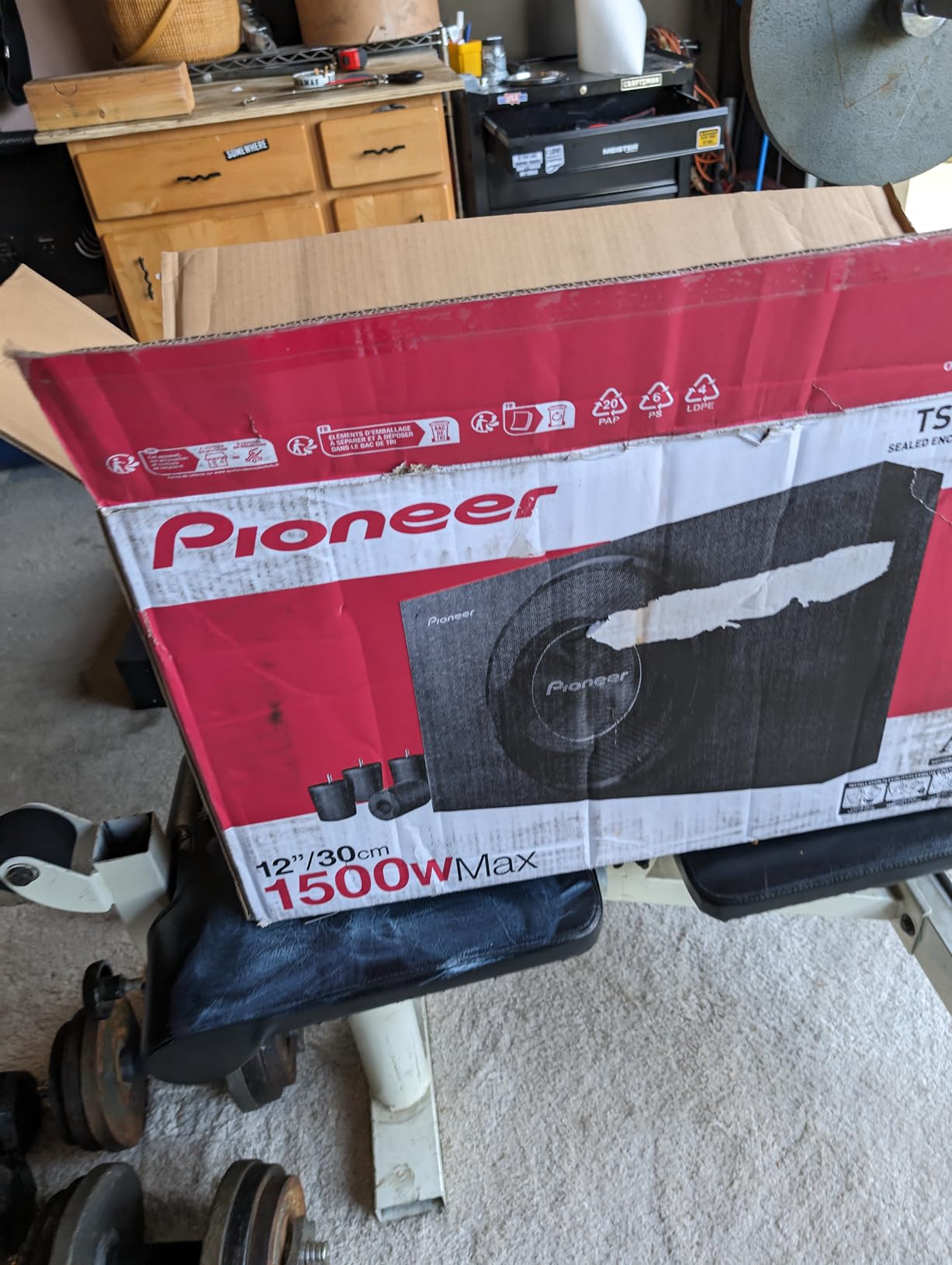 PIONEER A-Series TS-A2000LB Pre-Loaded Shallow-Mount 8