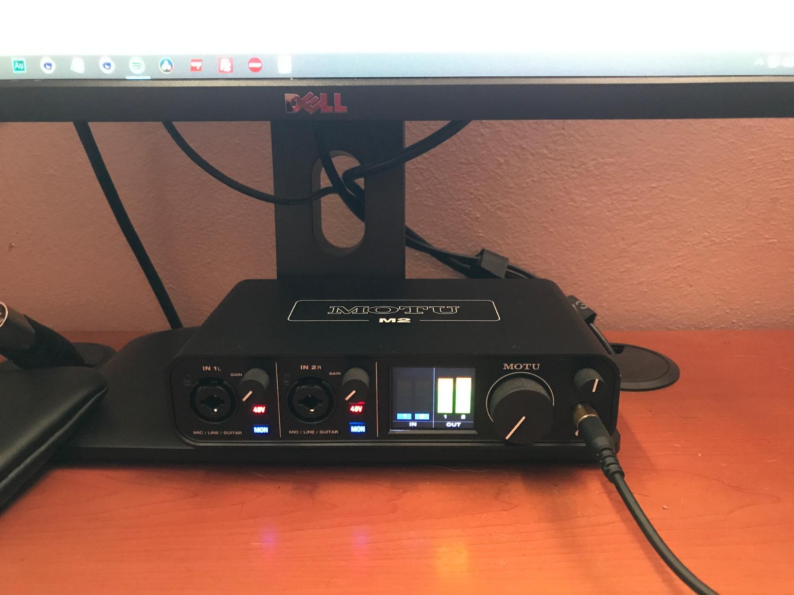 MOTU M2 USB-C Audio Interface customer photo 2